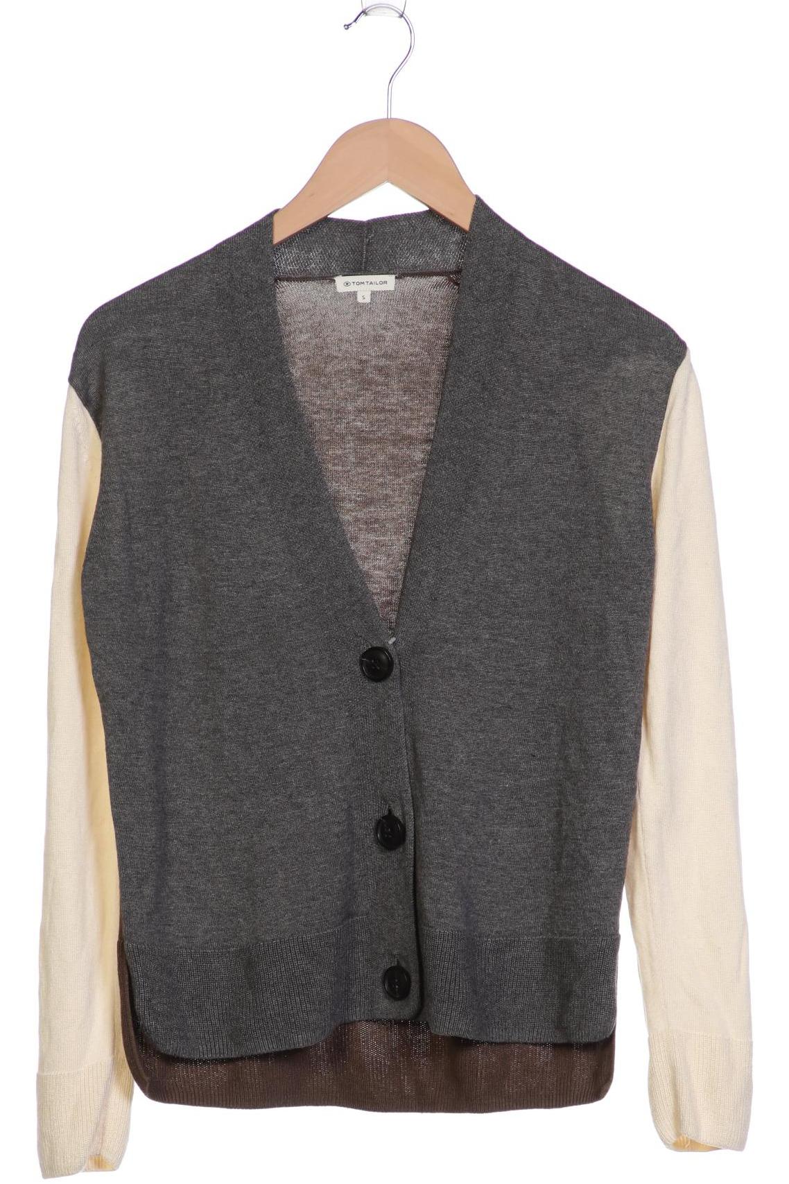 

Tom Tailor Damen Strickjacke, grau