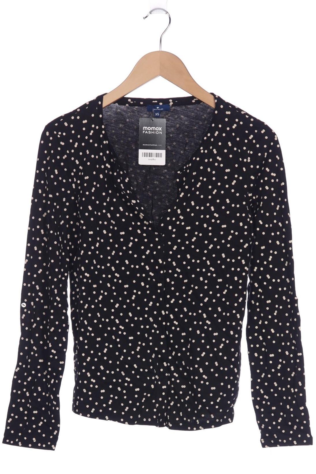 

Tom Tailor Damen Langarmshirt, schwarz, Gr. 34