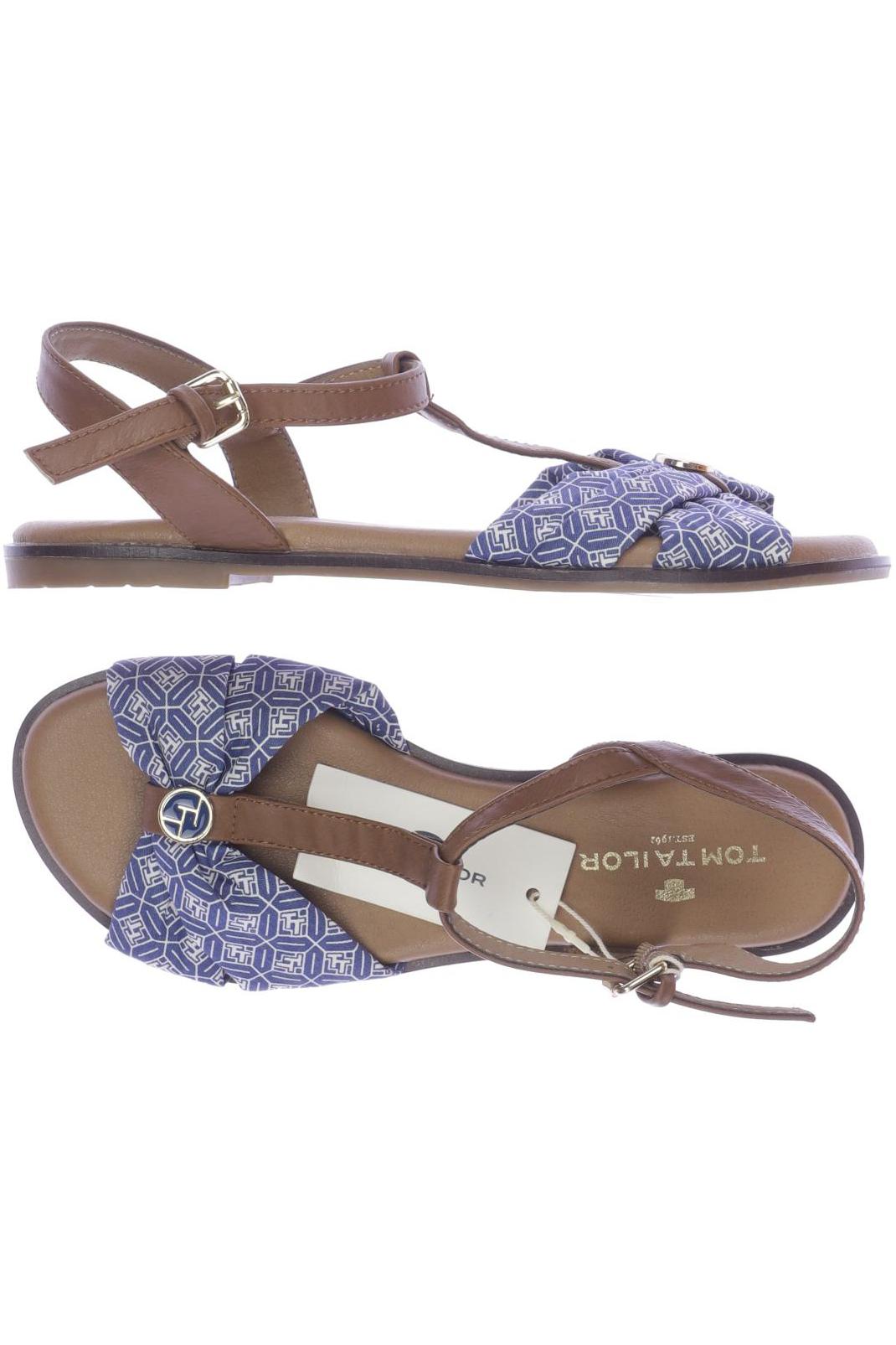 

Tom Tailor Damen Sandale, blau, Gr. 38