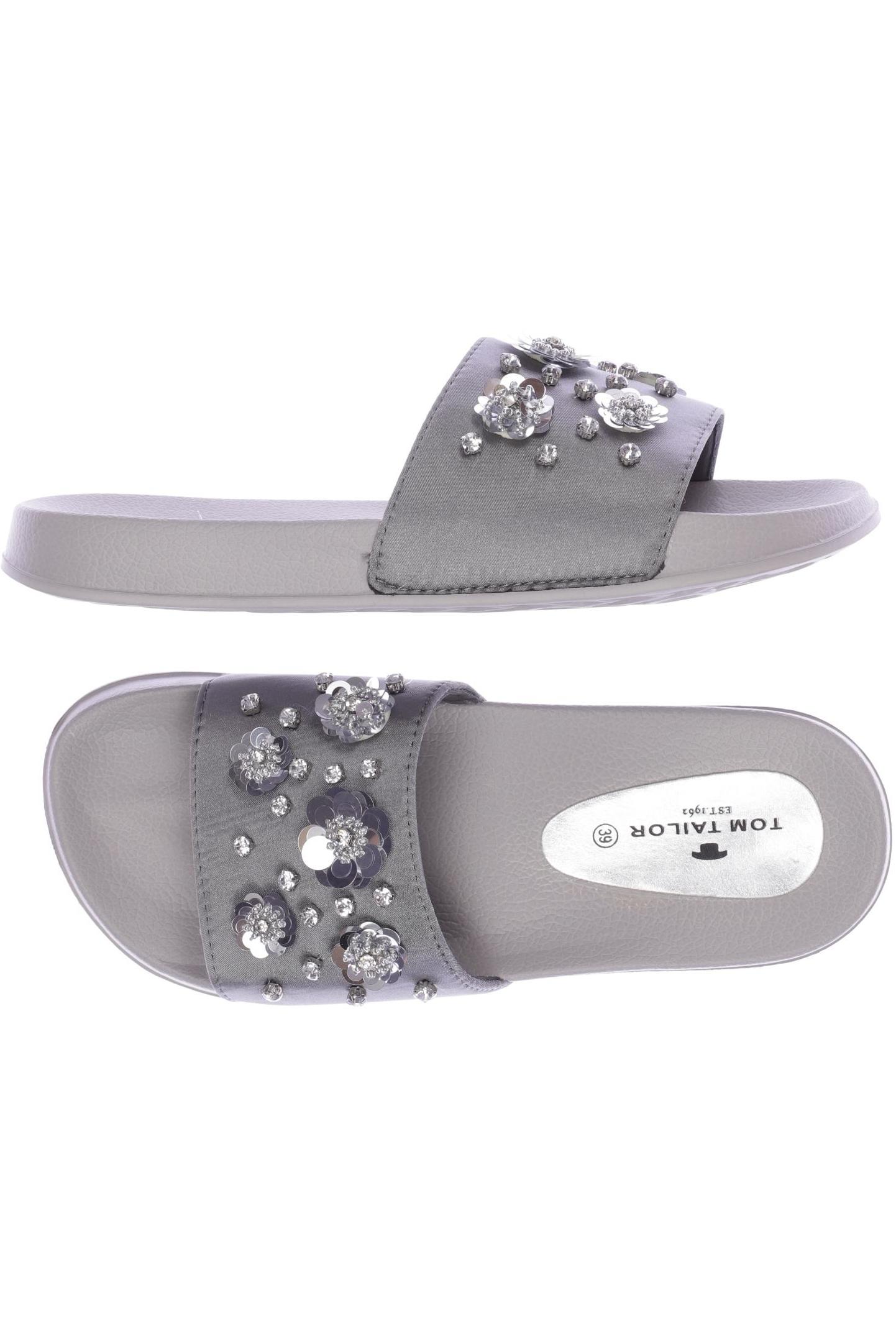 

Tom Tailor Damen Sandale, grau, Gr. 39
