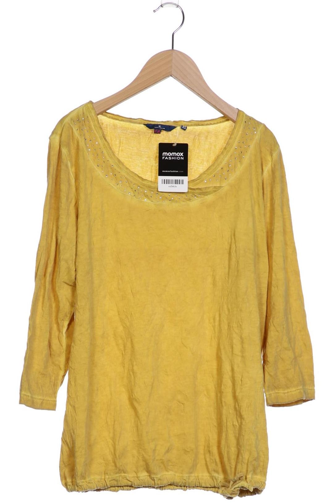 

Tom Tailor Damen Langarmshirt, gelb, Gr. 34