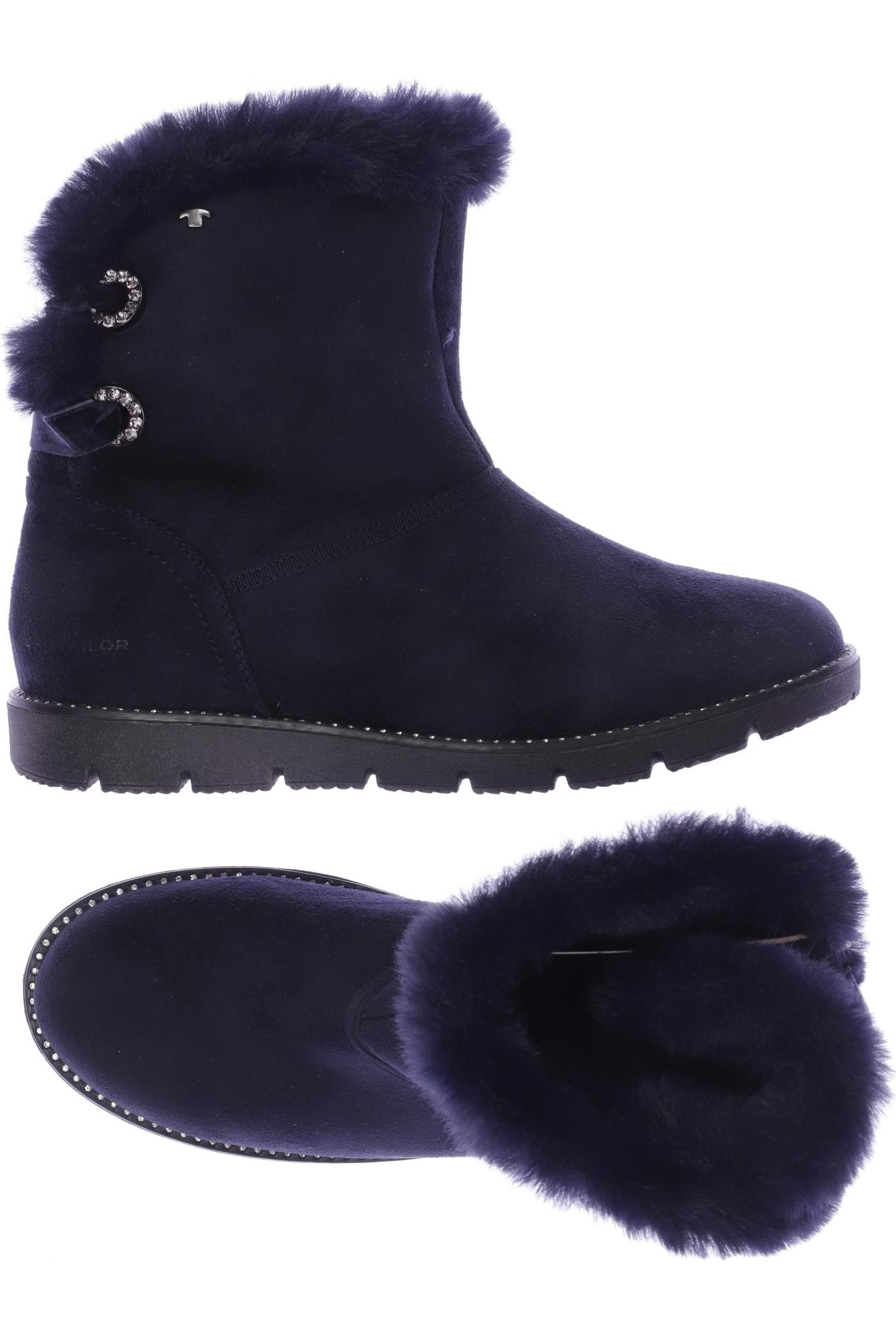 Thumbnail - Tom Tailor Damen Stiefelette, marineblau, Gr. 39