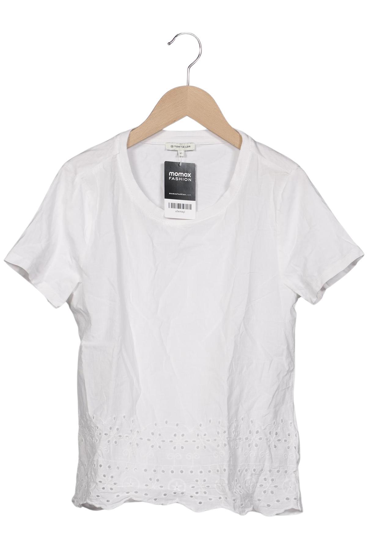 

Tom Tailor Damen T-Shirt, weiß, Gr. 34