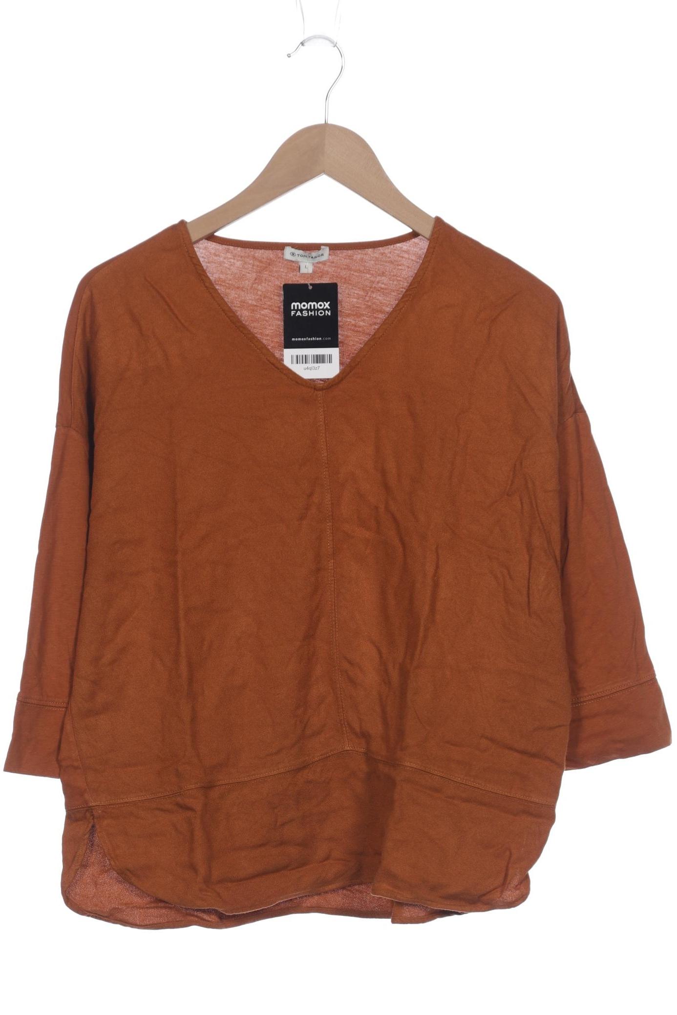 

Tom Tailor Damen Langarmshirt, orange, Gr. 42