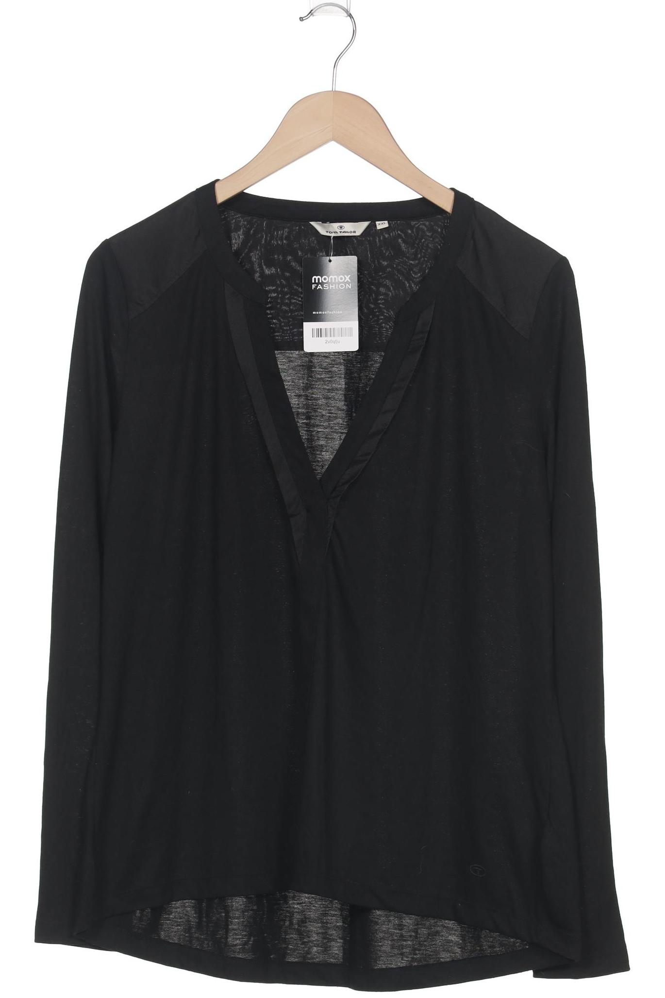 

Tom Tailor Damen Langarmshirt, schwarz, Gr. 46