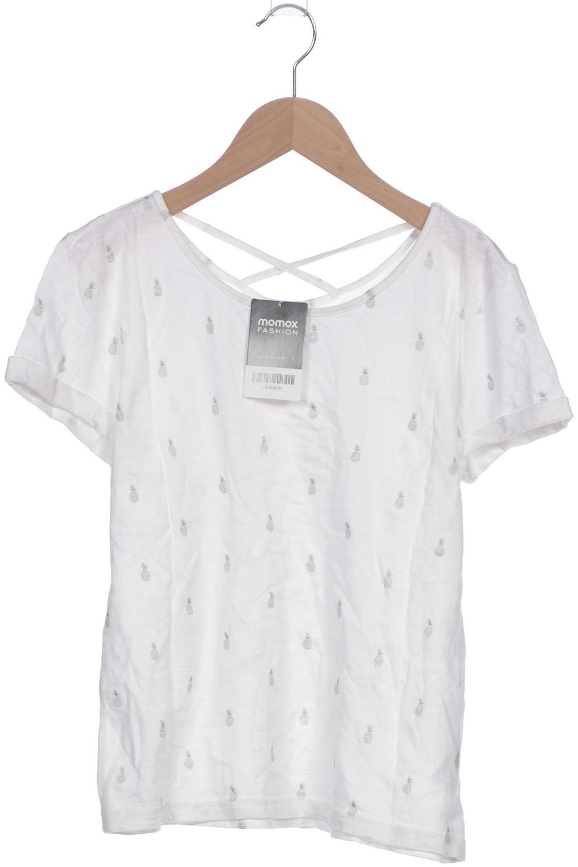 

Tom Tailor Damen T-Shirt, weiß, Gr. 34