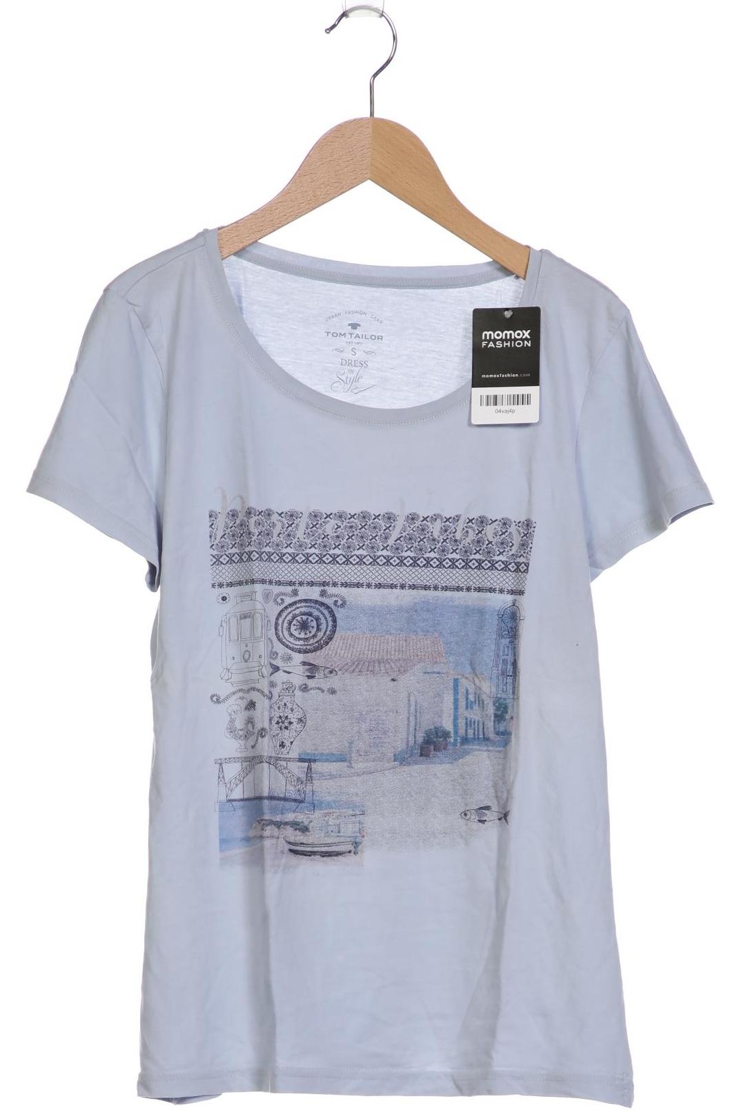 

Tom Tailor Damen T-Shirt, hellblau, Gr. 36