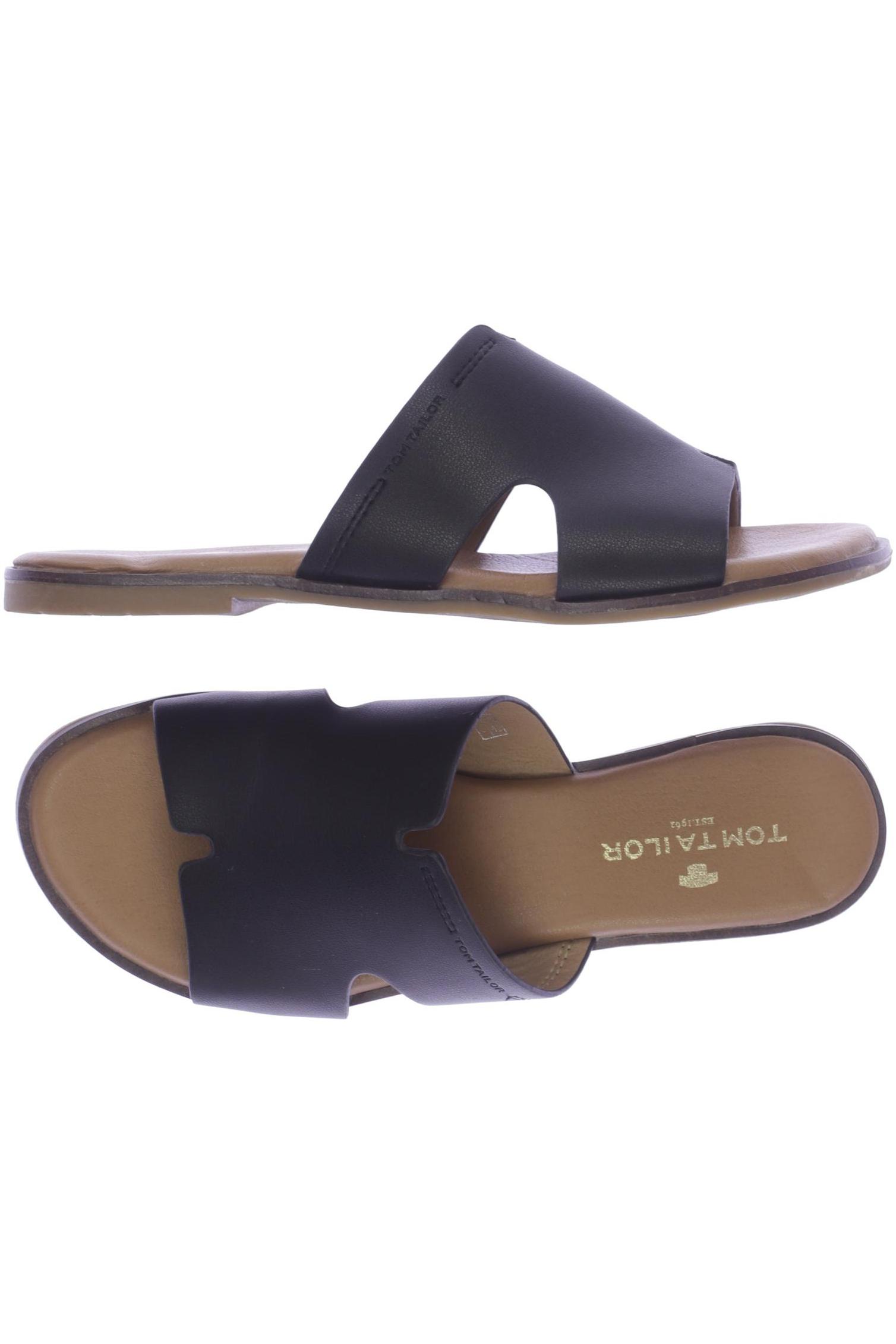 

Tom Tailor Damen Sandale, schwarz