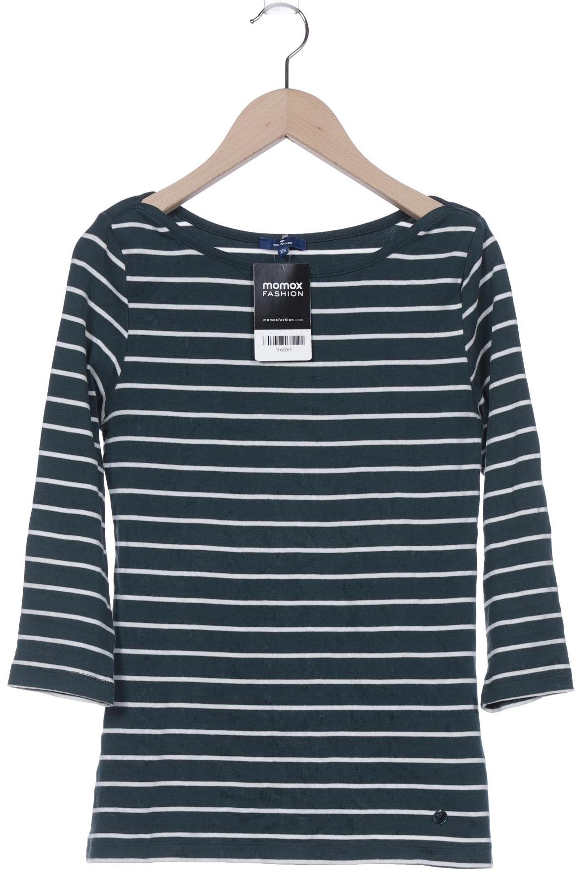 

Tom Tailor Damen Langarmshirt, grün, Gr. 34