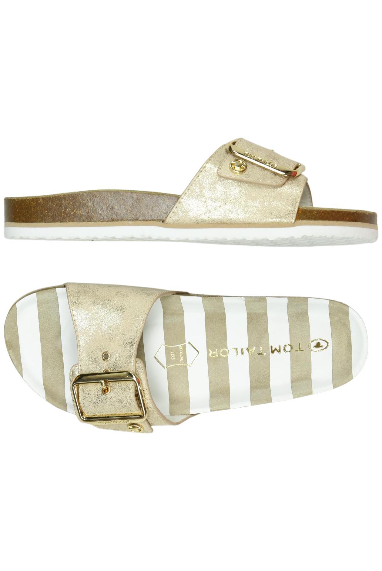 

Tom Tailor Damen Sandale, beige, Gr. 39