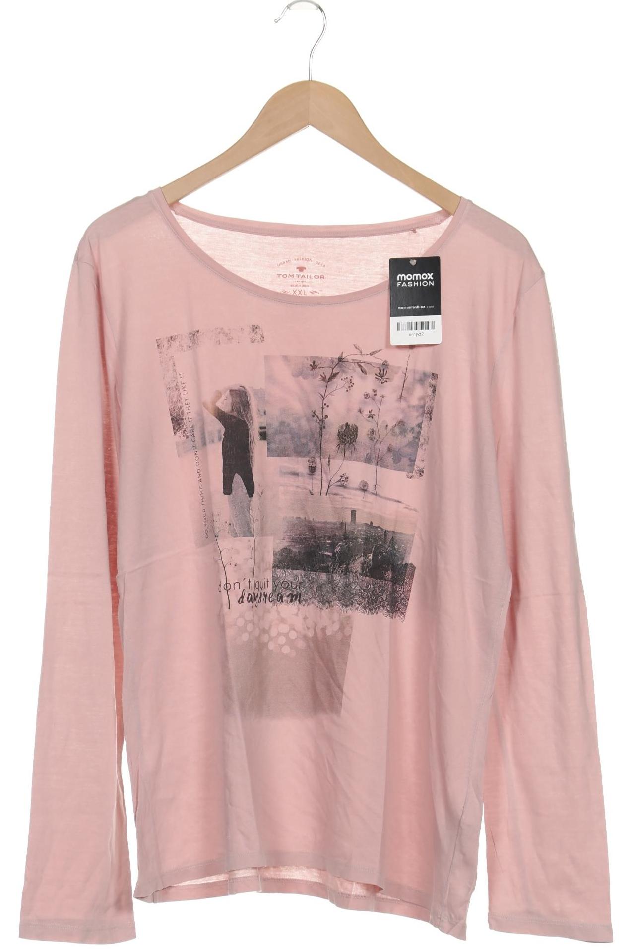 

Tom Tailor Damen Langarmshirt, pink, Gr. 46