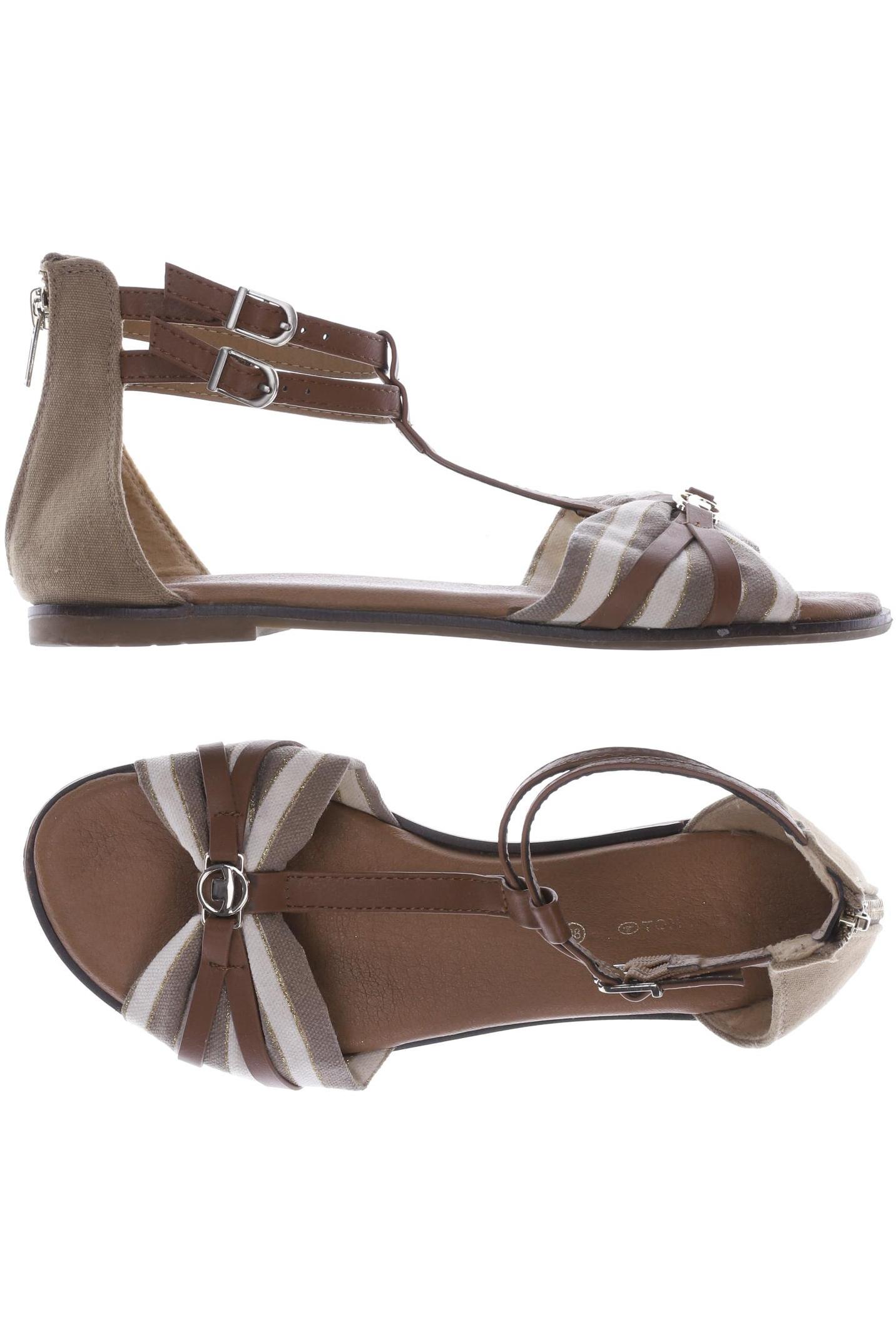 

Tom Tailor Damen Sandale, braun