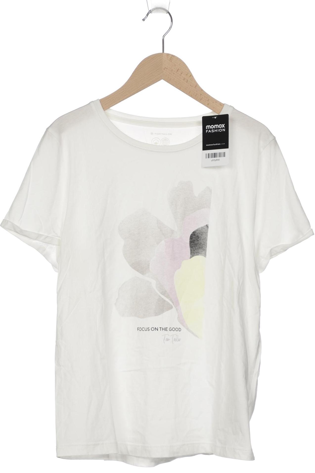 

Tom Tailor Damen T-Shirt, weiß, Gr. 38