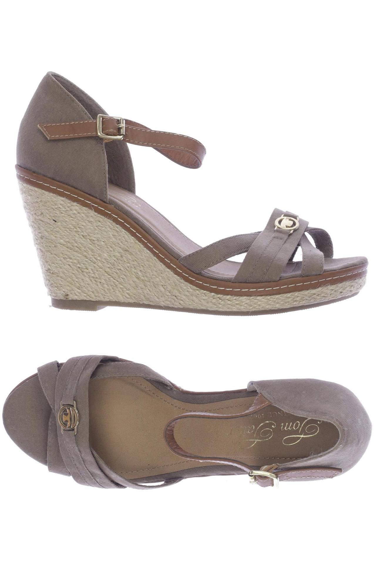 

Tom Tailor Damen Sandale, braun, Gr. 40