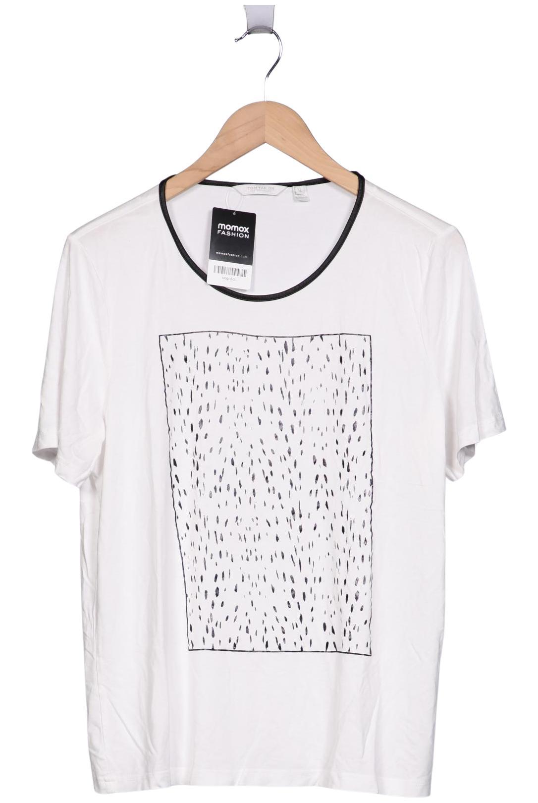 

Tom Tailor Damen T-Shirt, weiß, Gr. 44