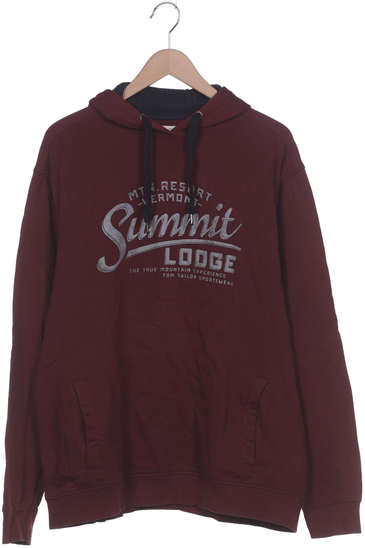 

Tom Tailor Damen Kapuzenpullover, bordeaux, Gr. 46
