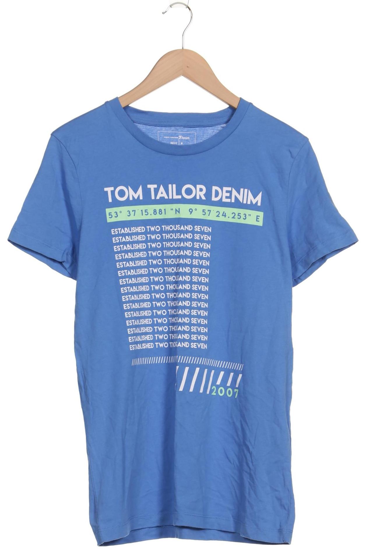 

Tom Tailor Damen T-Shirt, blau, Gr. 38