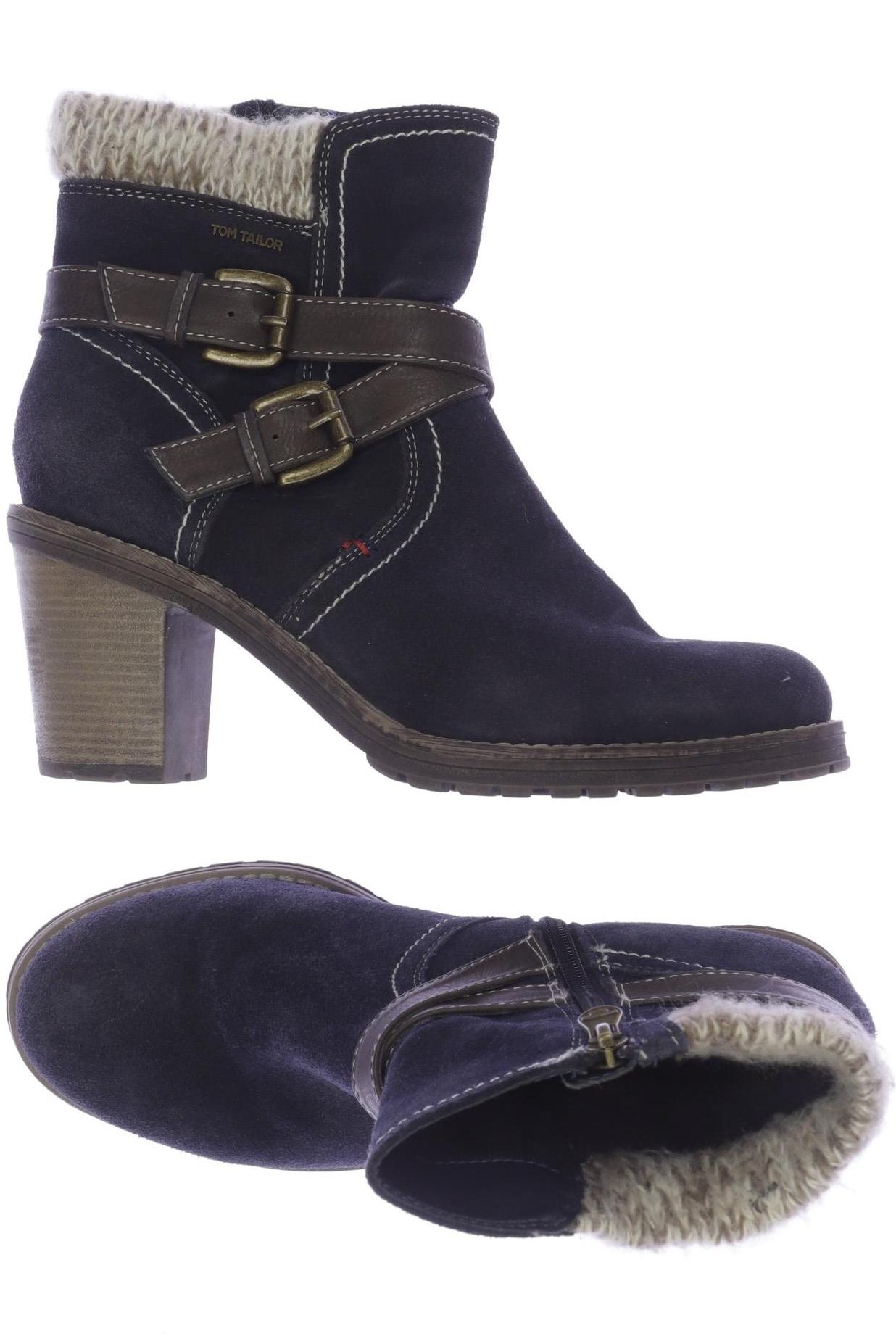 

Tom Tailor Damen Stiefelette, marineblau, Gr. 40