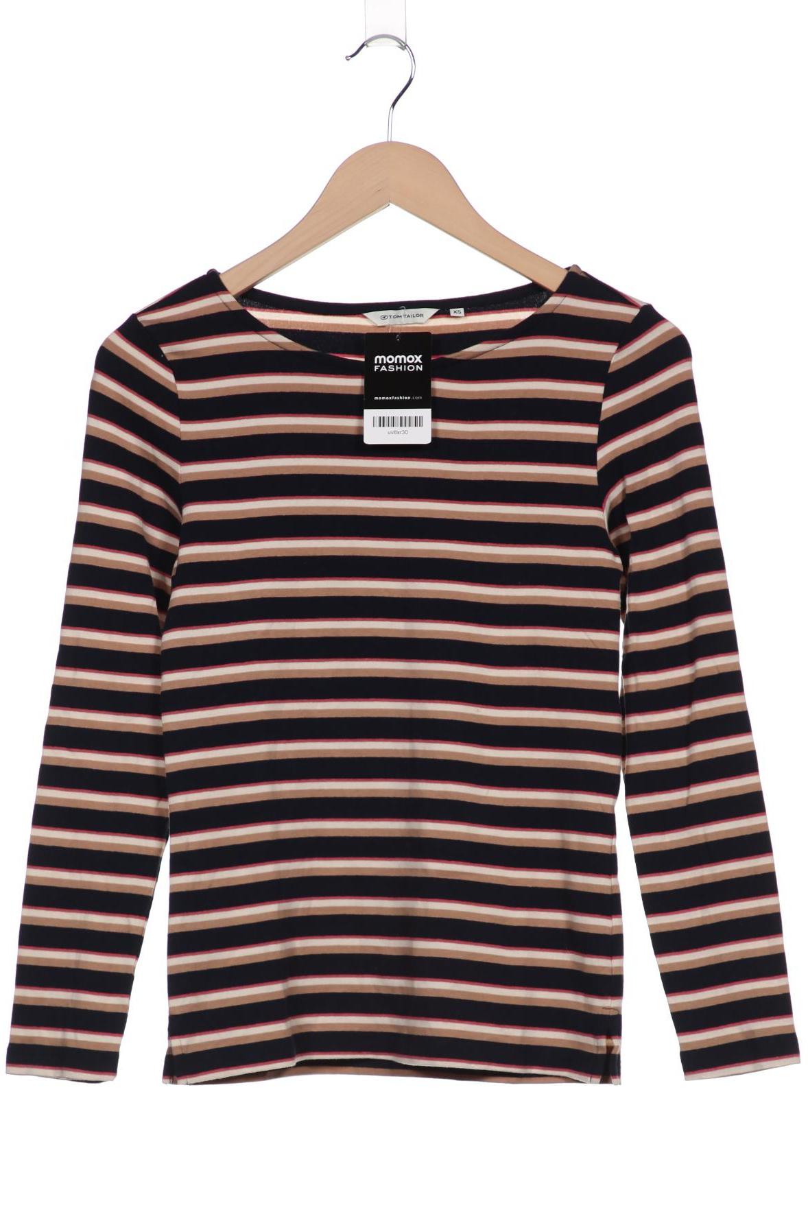 

Tom Tailor Damen Langarmshirt, marineblau