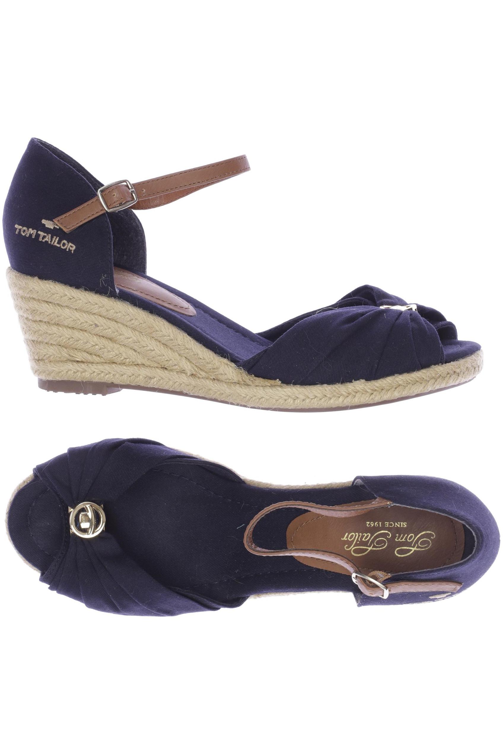 

Tom Tailor Damen Sandale, marineblau