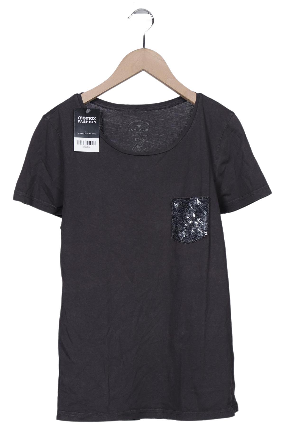 

Tom Tailor Damen T-Shirt, grau, Gr. 42