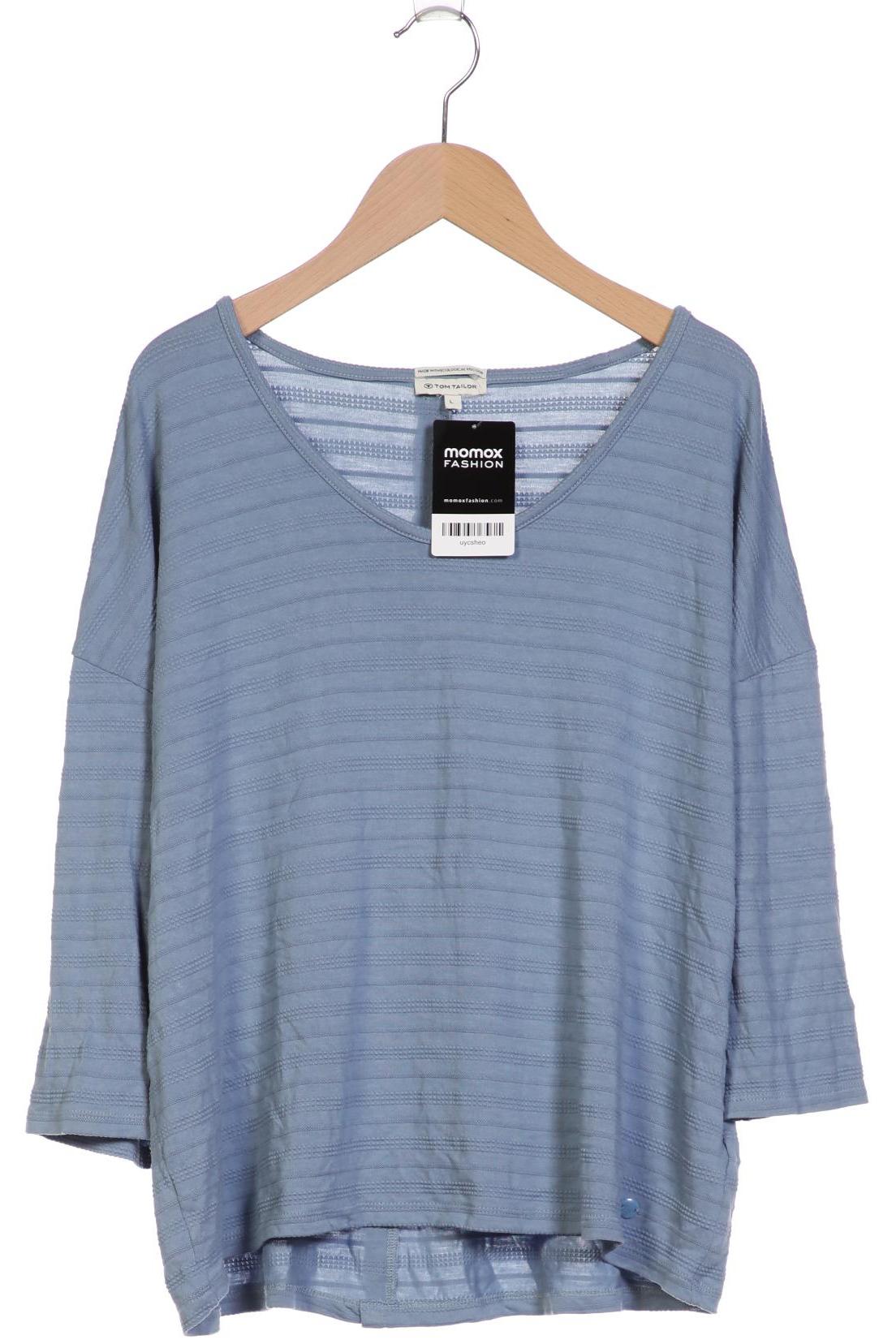 

Tom Tailor Damen Langarmshirt, blau, Gr. 42
