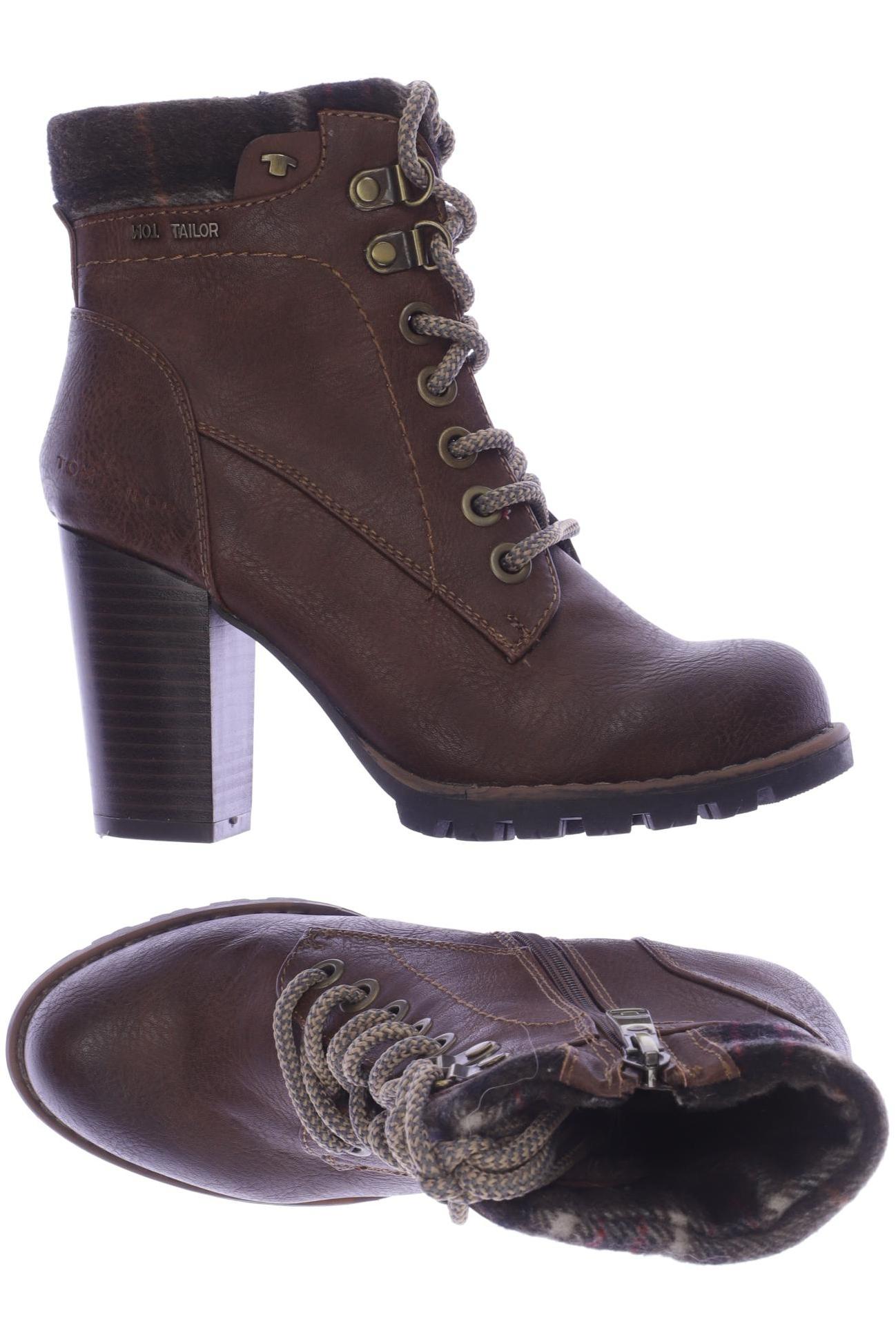 

Tom Tailor Damen Stiefelette, braun