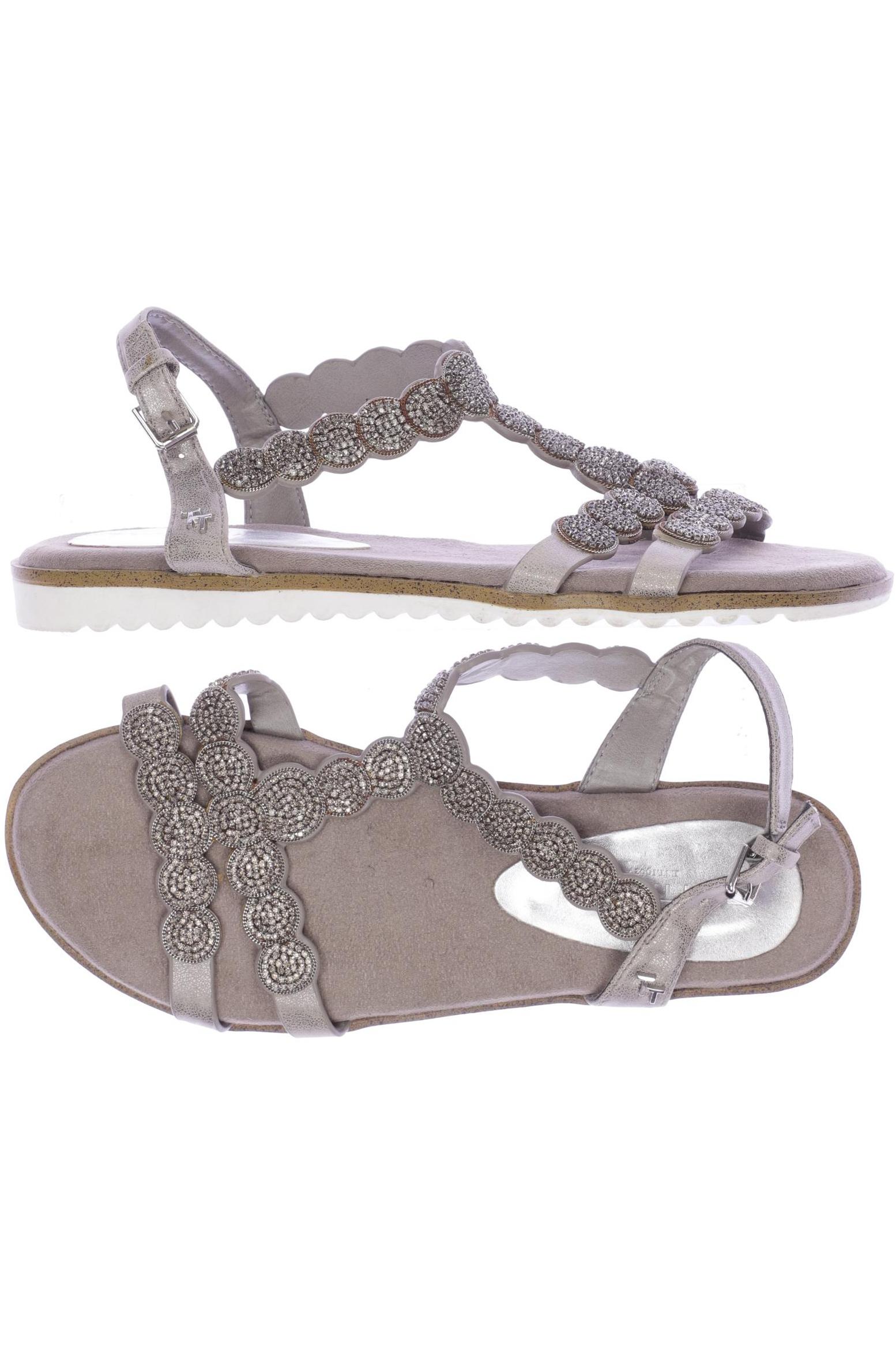 

Tom Tailor Damen Sandale, grau, Gr. 39