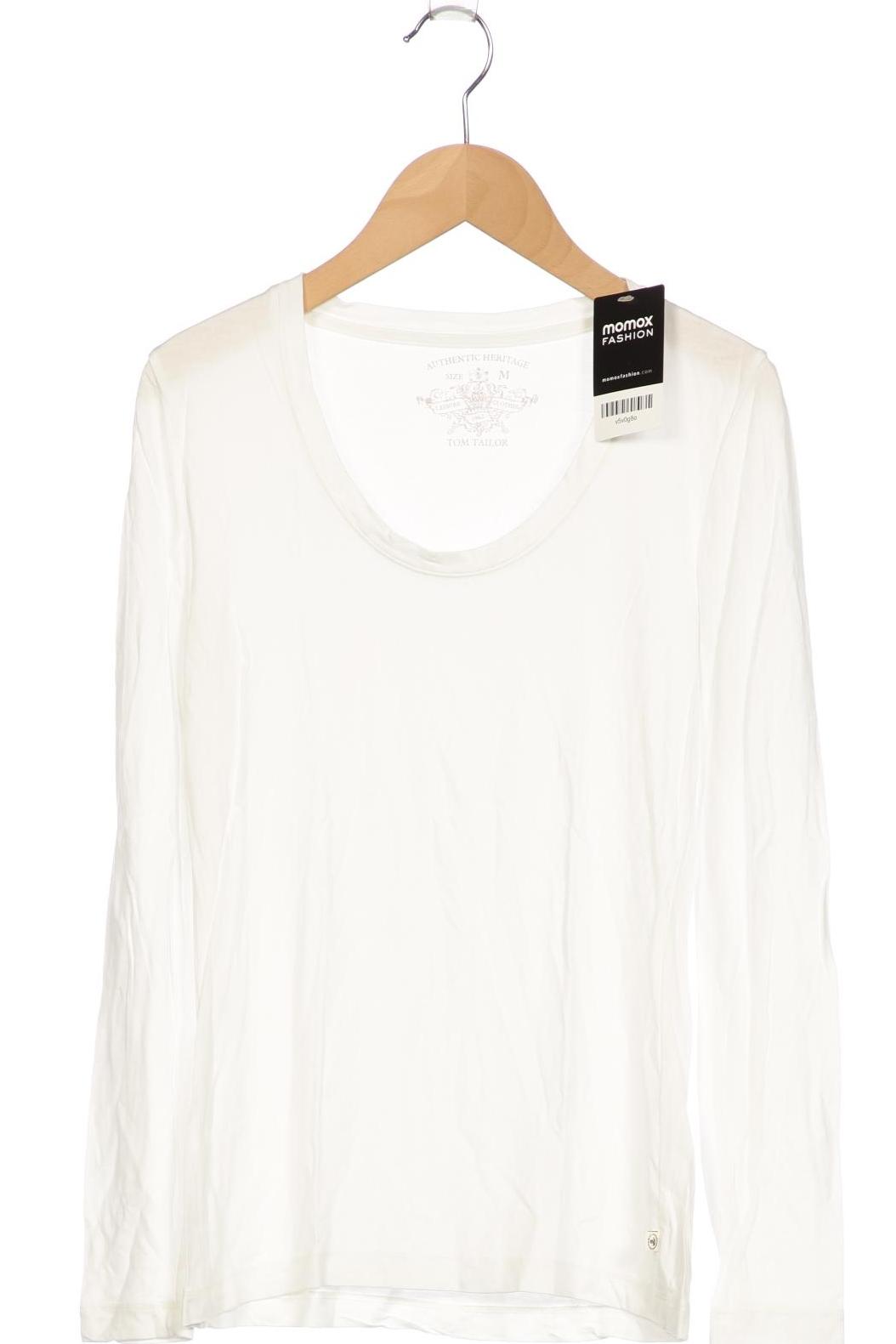 

Tom Tailor Damen Langarmshirt, weiß, Gr. 38