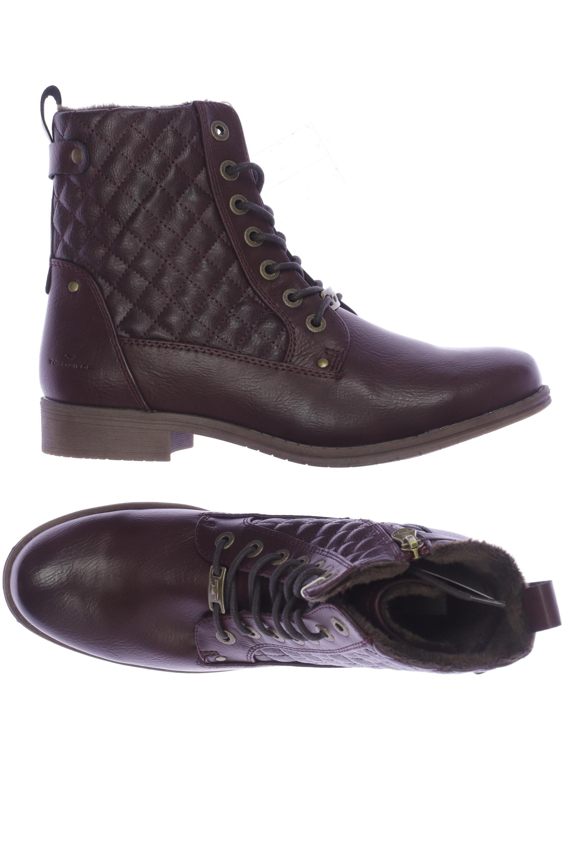 

Tom Tailor Damen Stiefelette, bordeaux, Gr. 41