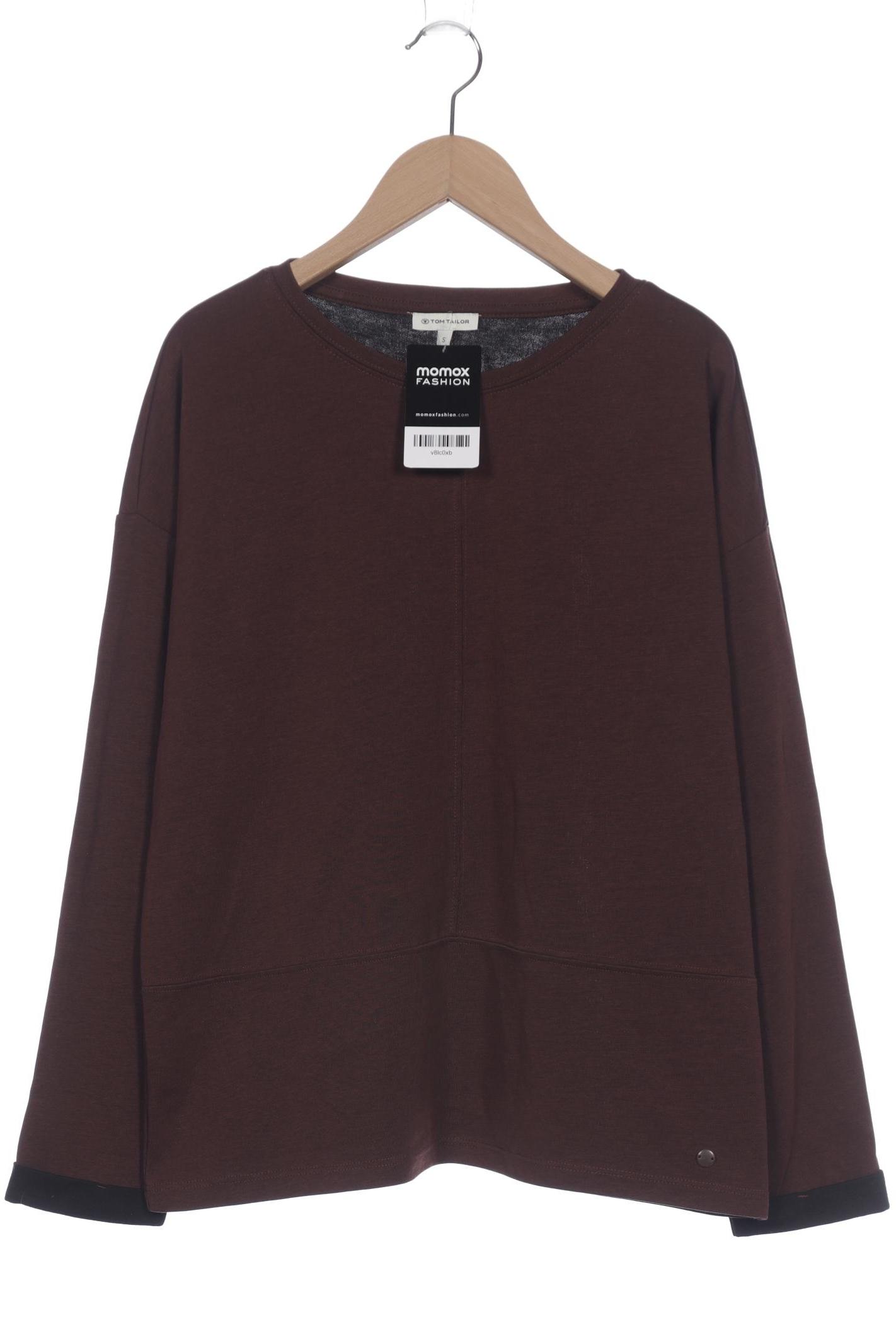 

Tom Tailor Damen Langarmshirt, braun, Gr. 36