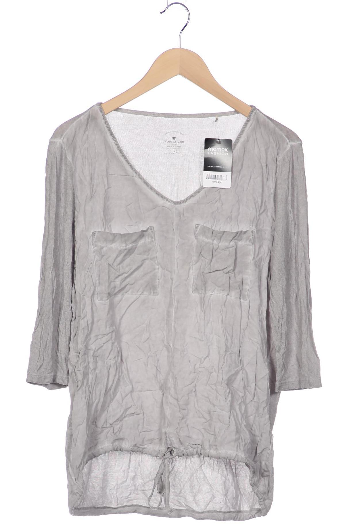 

Tom Tailor Damen Langarmshirt, grau