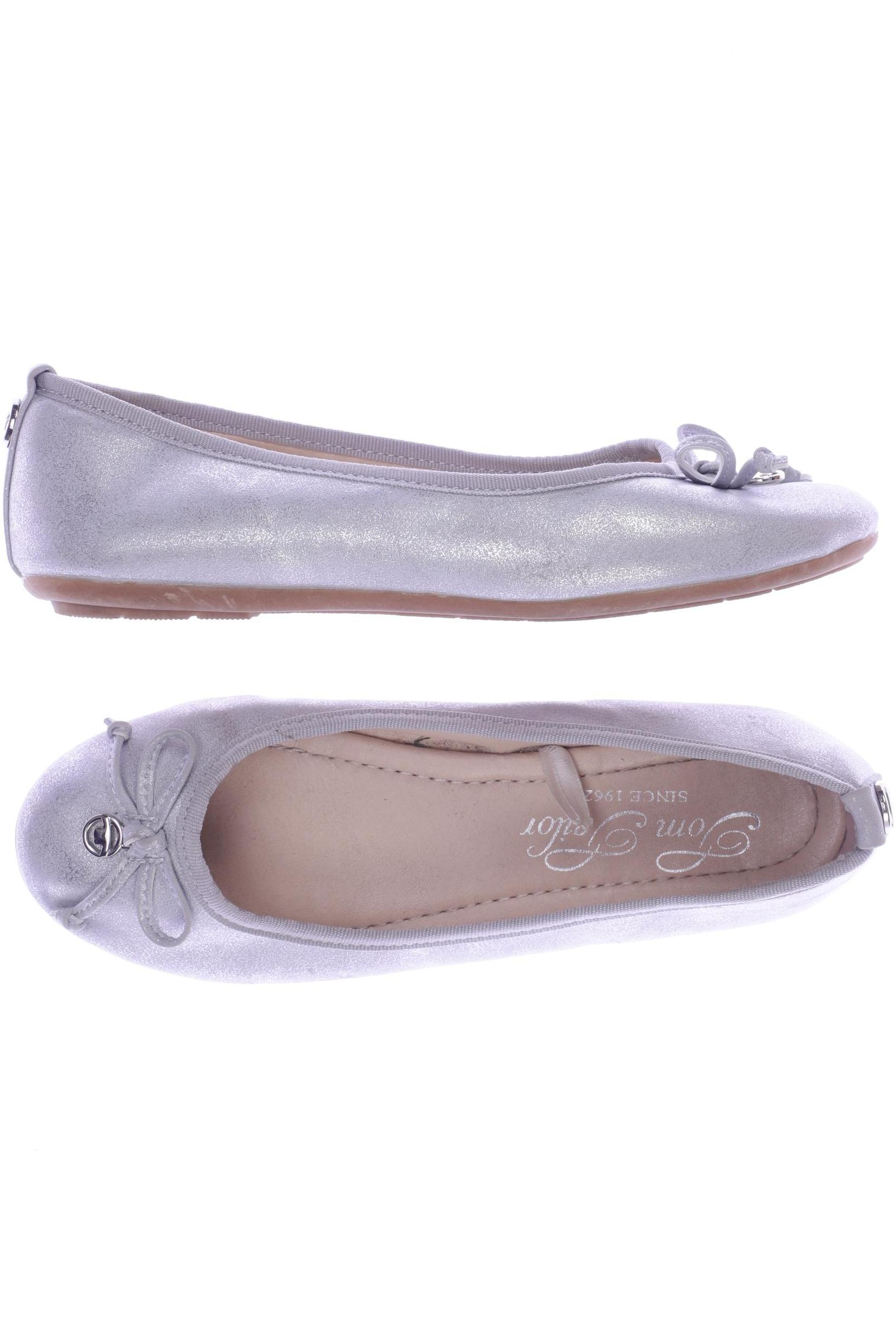 

Tom Tailor Damen Ballerinas, silber