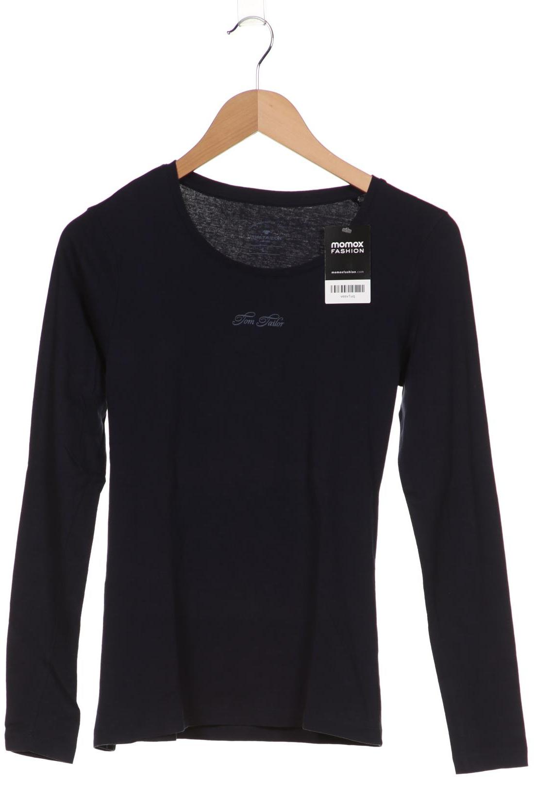 

Tom Tailor Damen Langarmshirt, marineblau