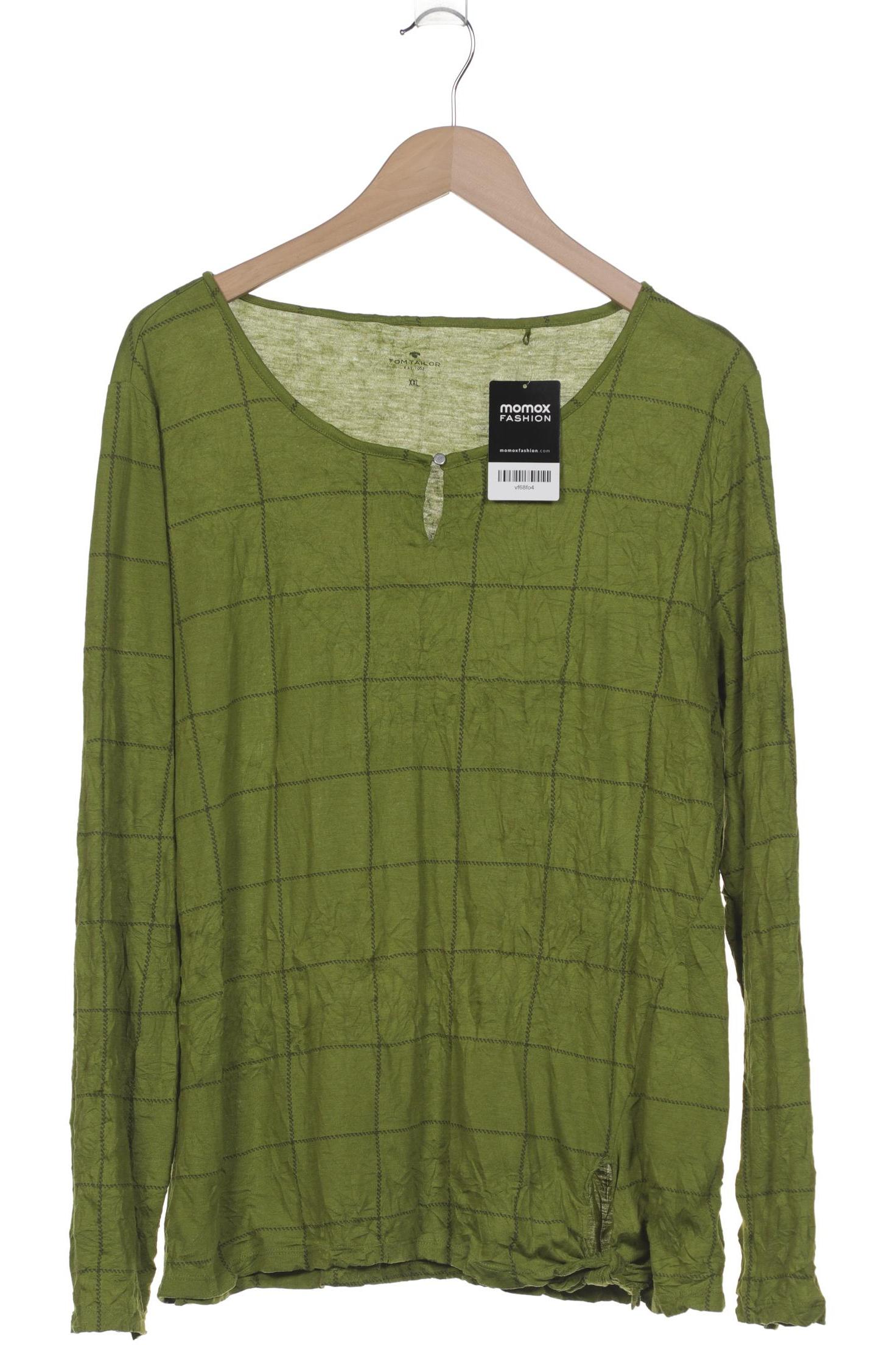 

Tom Tailor Damen Langarmshirt, grün, Gr. 46