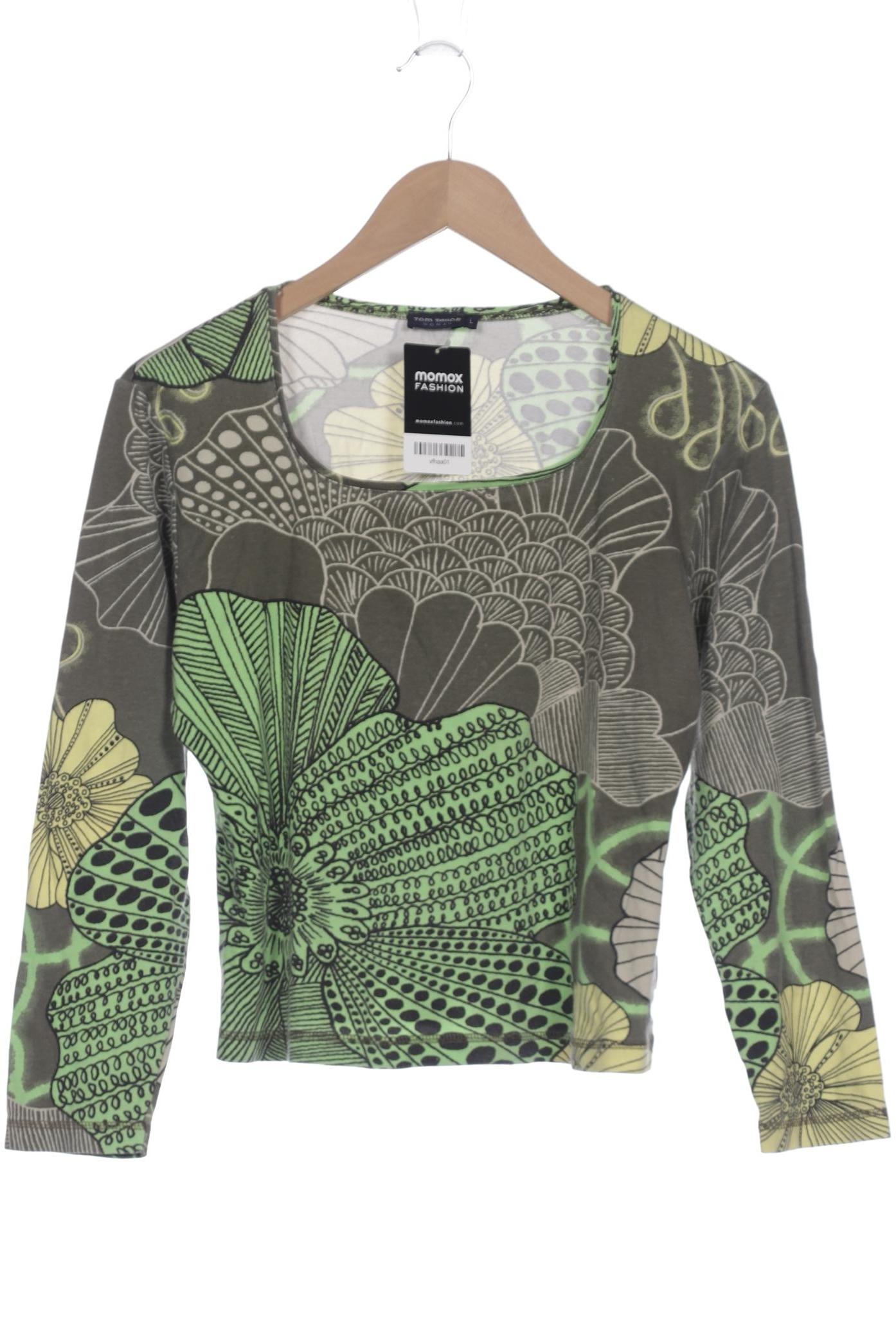 

Tom Tailor Damen Langarmshirt, grün, Gr. 42