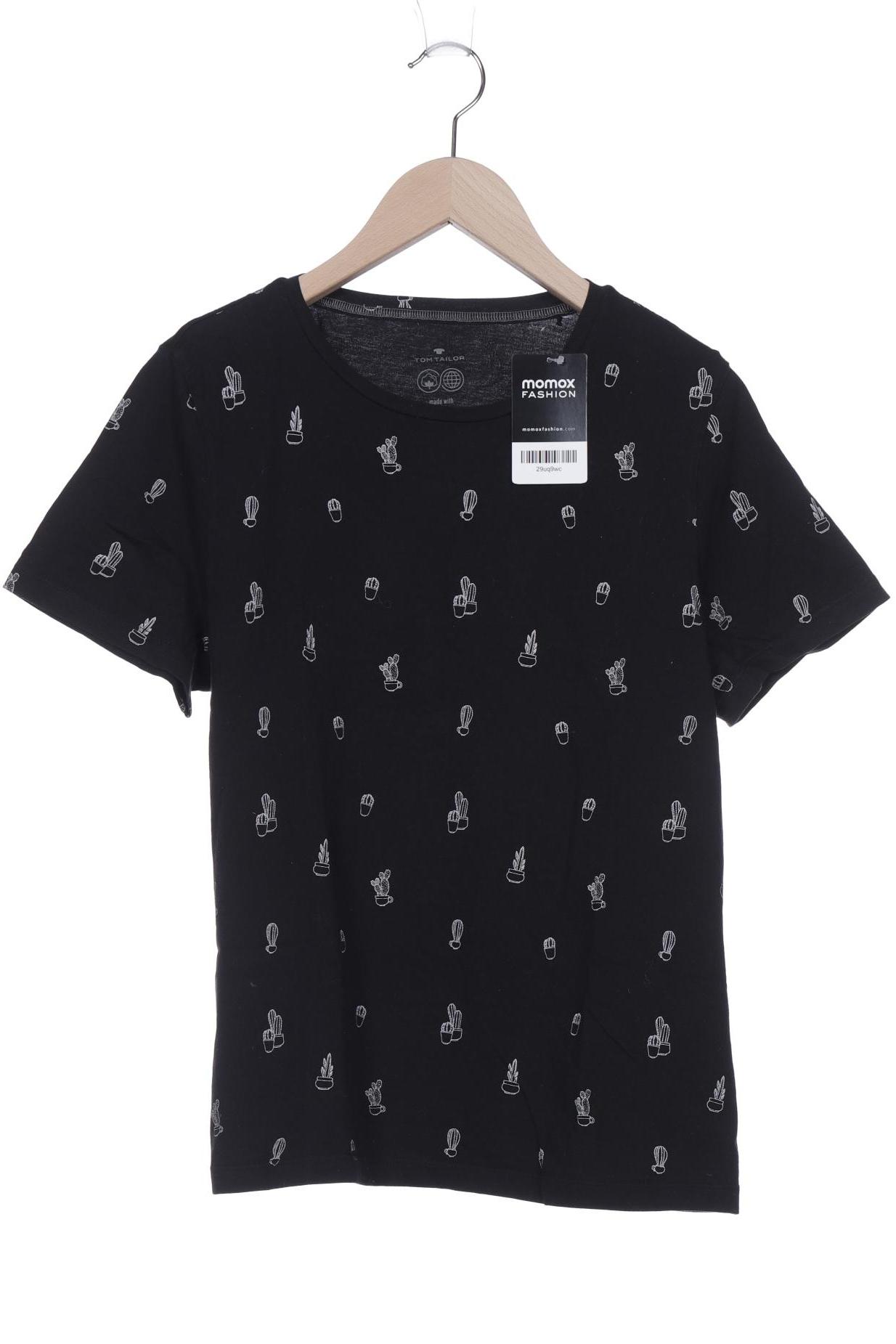 

Tom Tailor Damen T-Shirt, schwarz, Gr. 42
