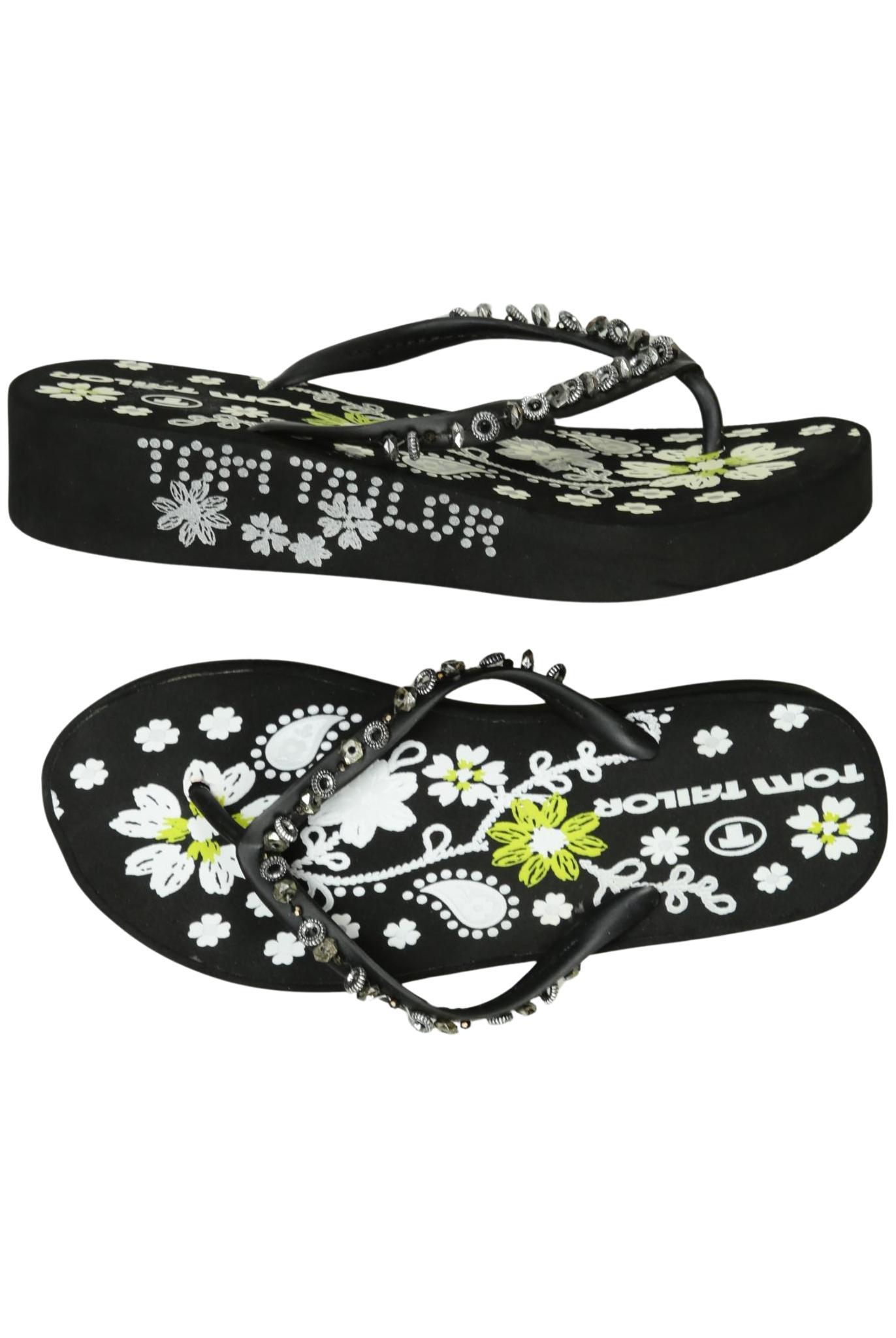 

Tom Tailor Damen Sandale, schwarz, Gr. 36