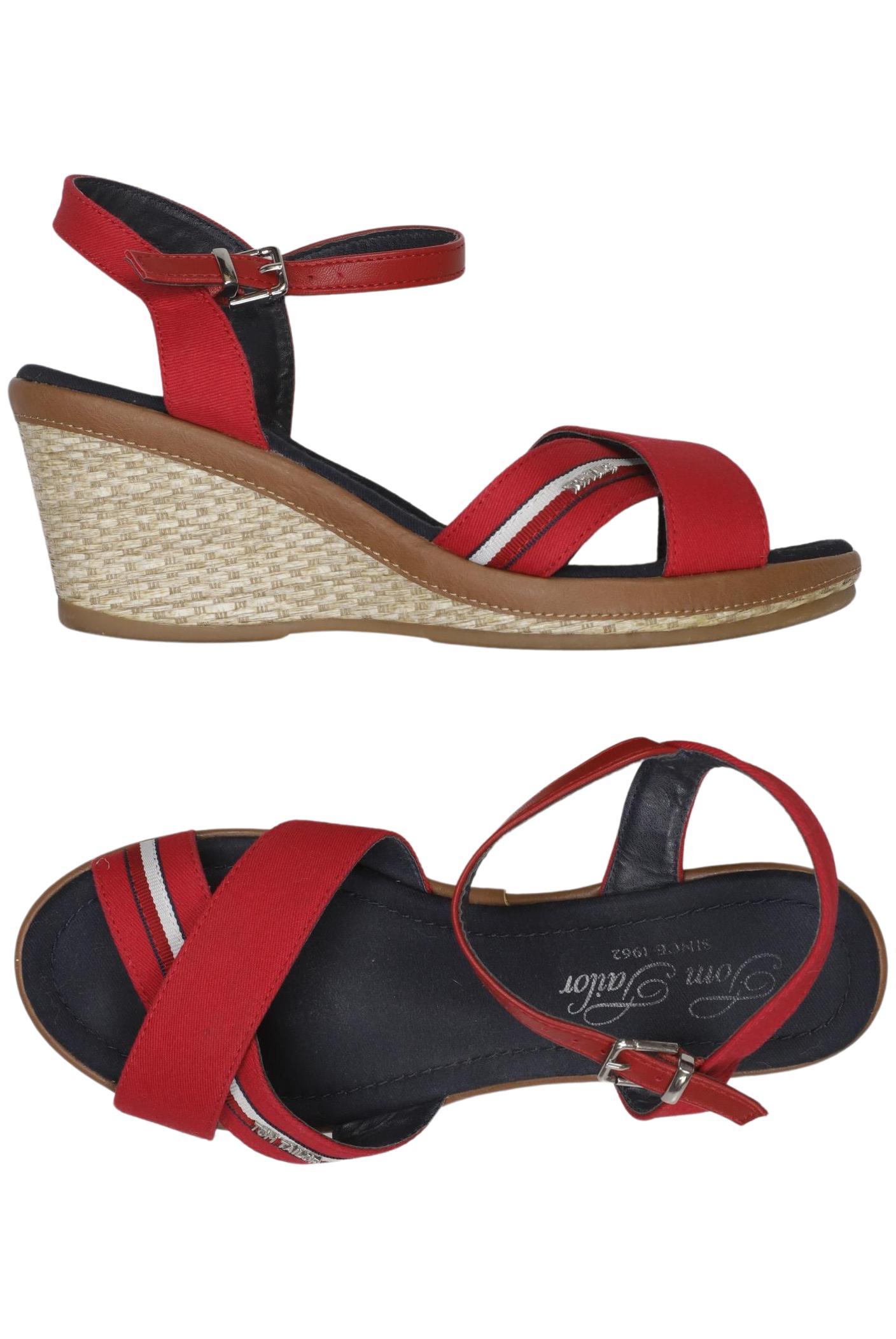 

Tom Tailor Damen Sandale, rot, Gr. 39