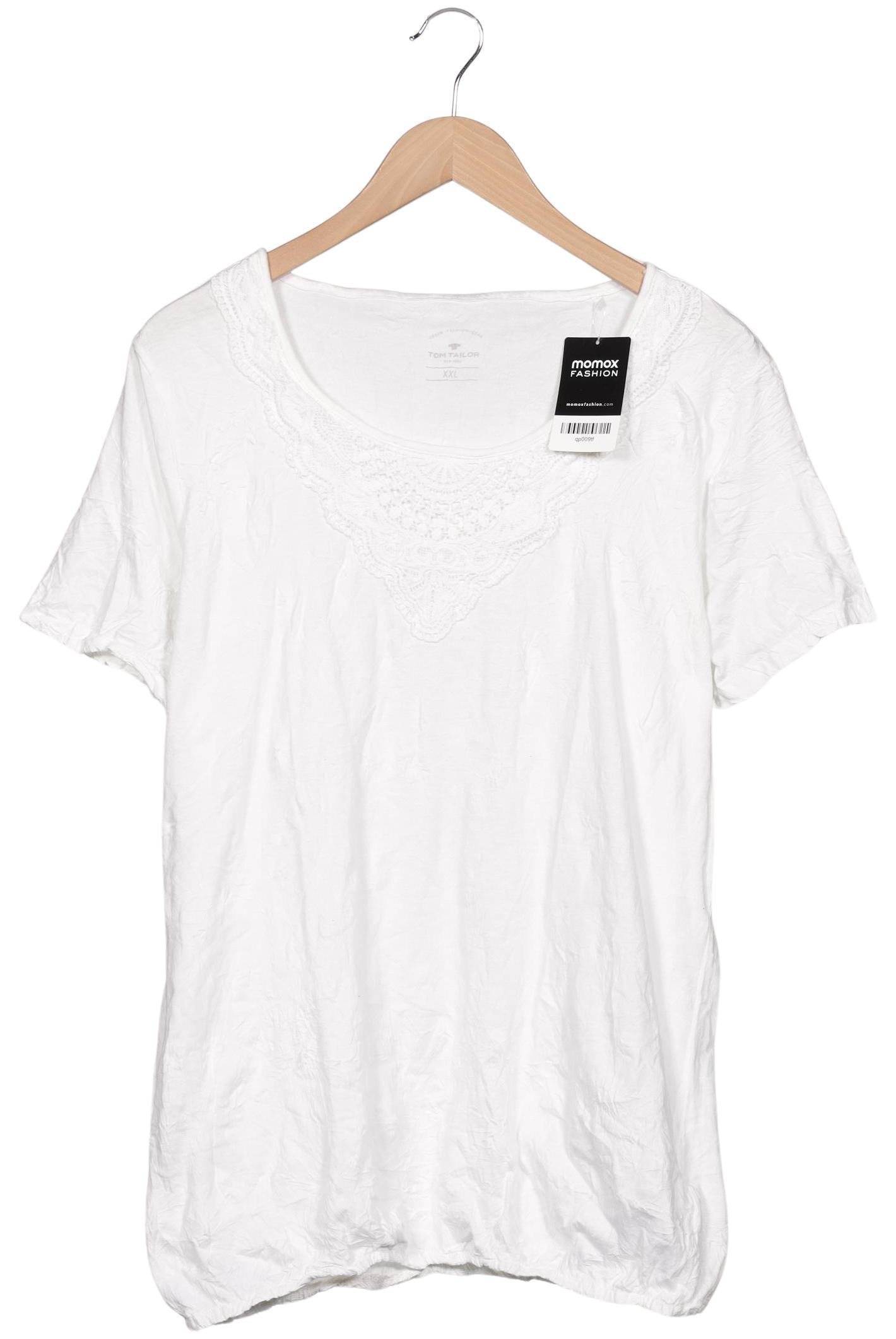 

Tom Tailor Damen T-Shirt, weiß, Gr. 46