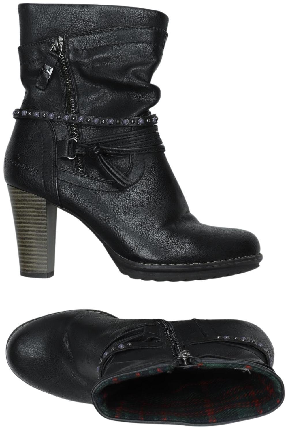 

Tom Tailor Damen Stiefelette, schwarz, Gr. 38
