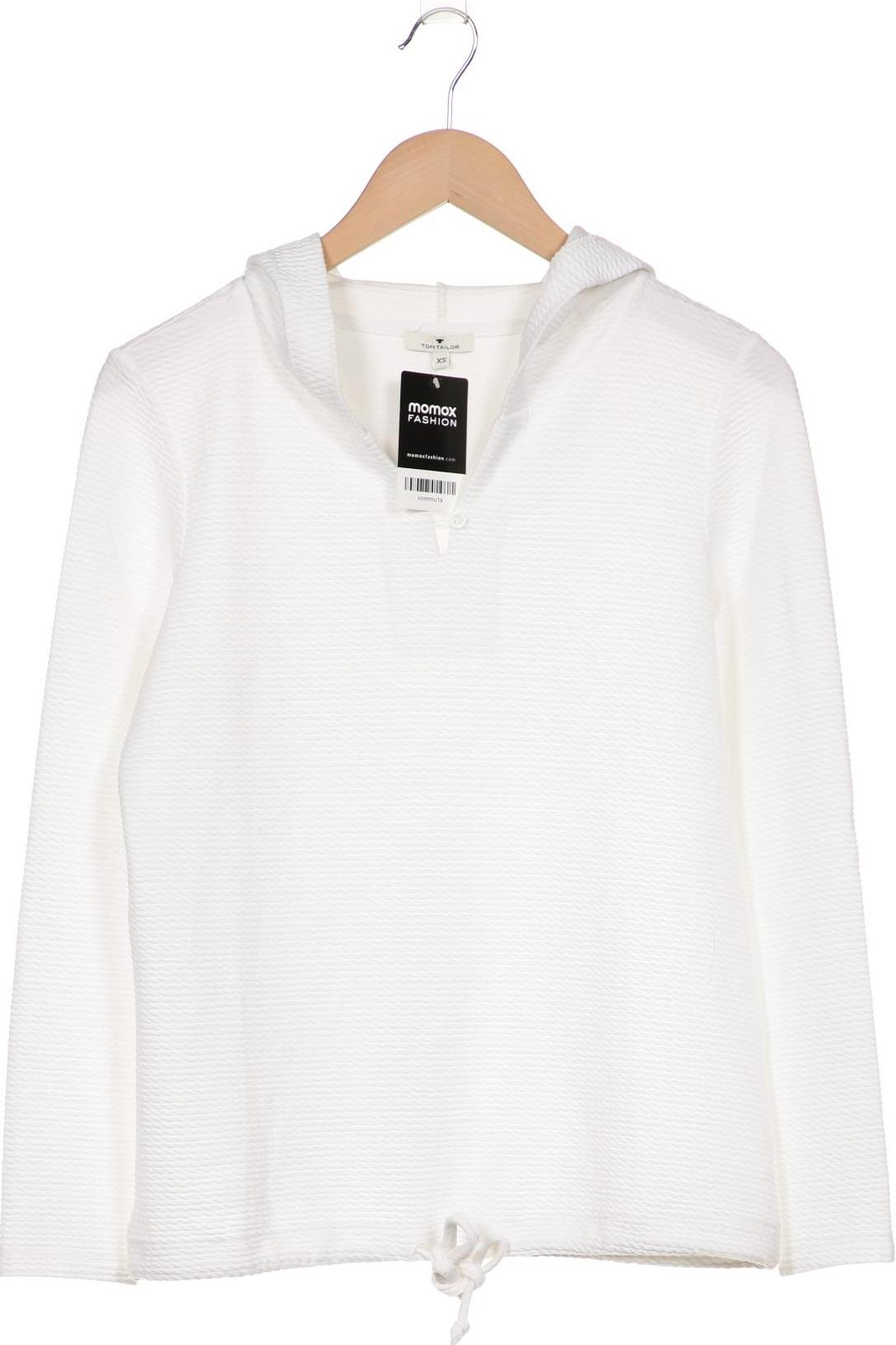 

Tom Tailor Damen Kapuzenpullover, weiß