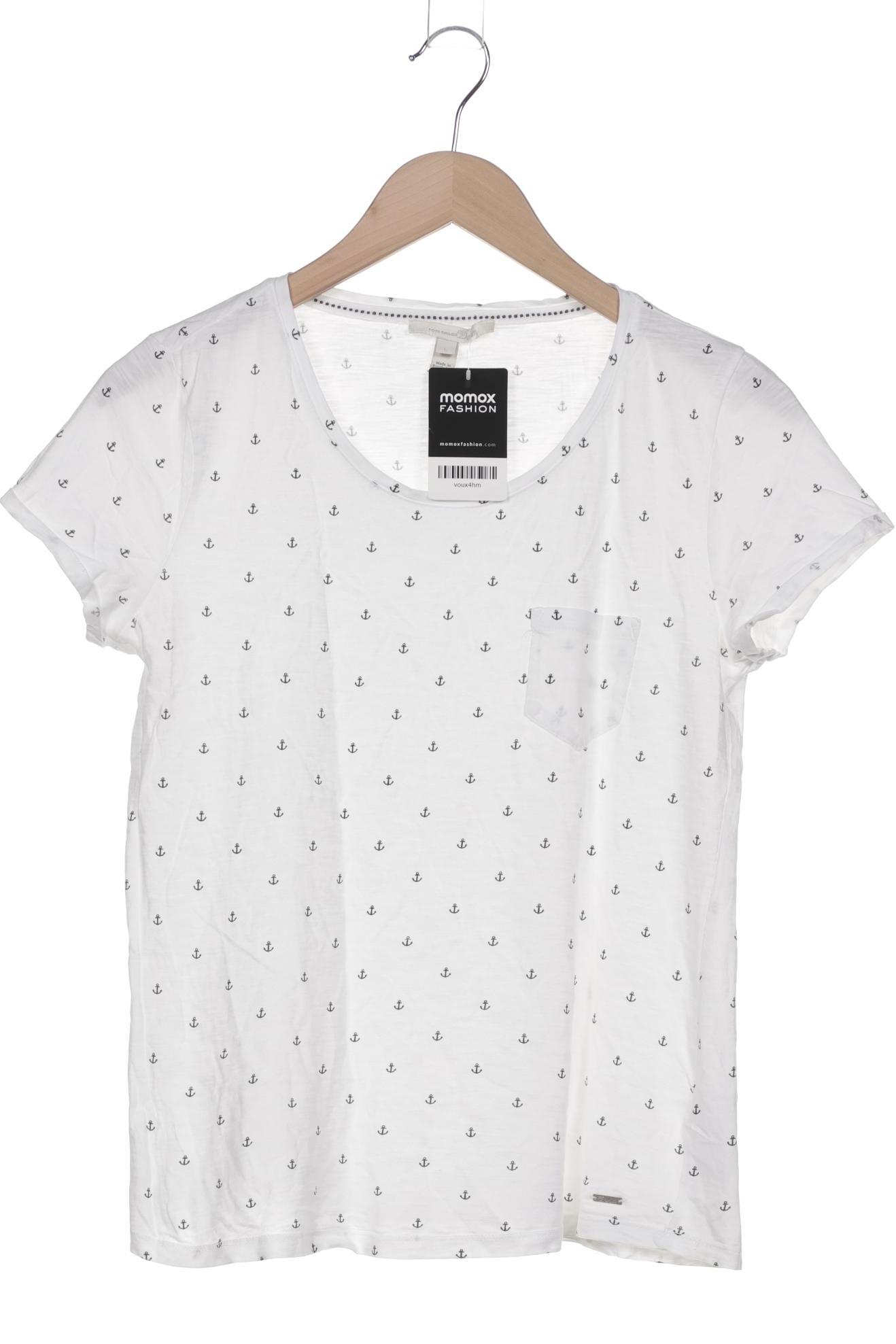 

Tom Tailor Damen T-Shirt, weiß, Gr. 42