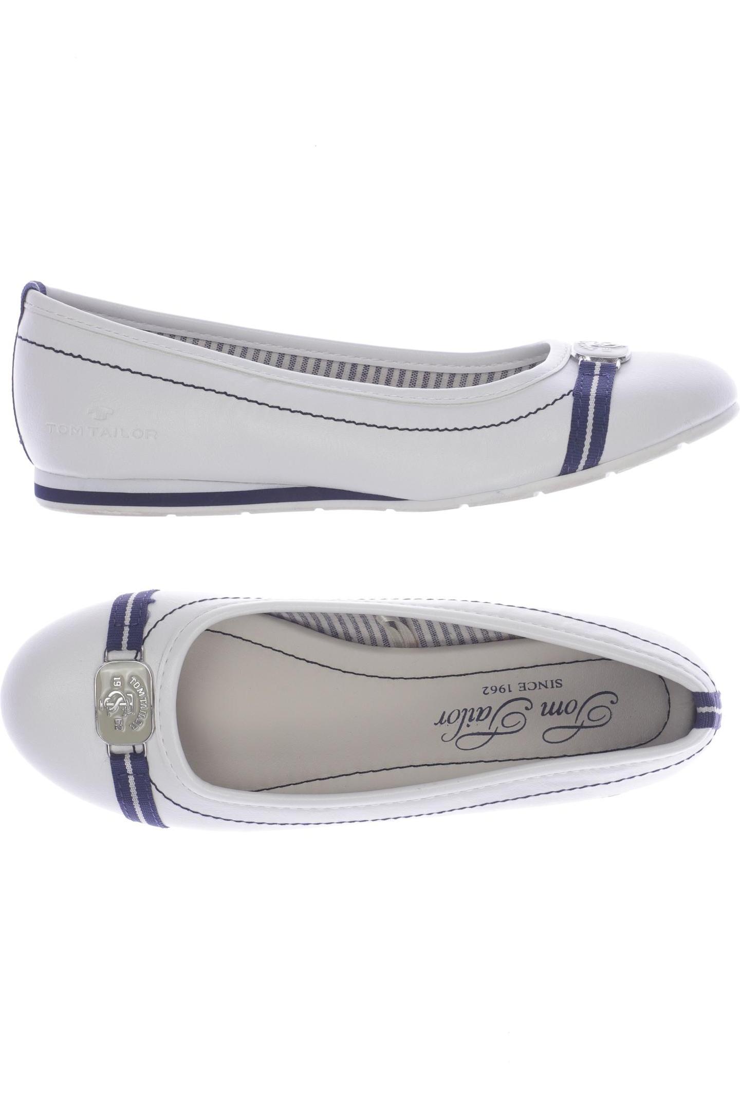 

Tom Tailor Damen Ballerinas, weiß