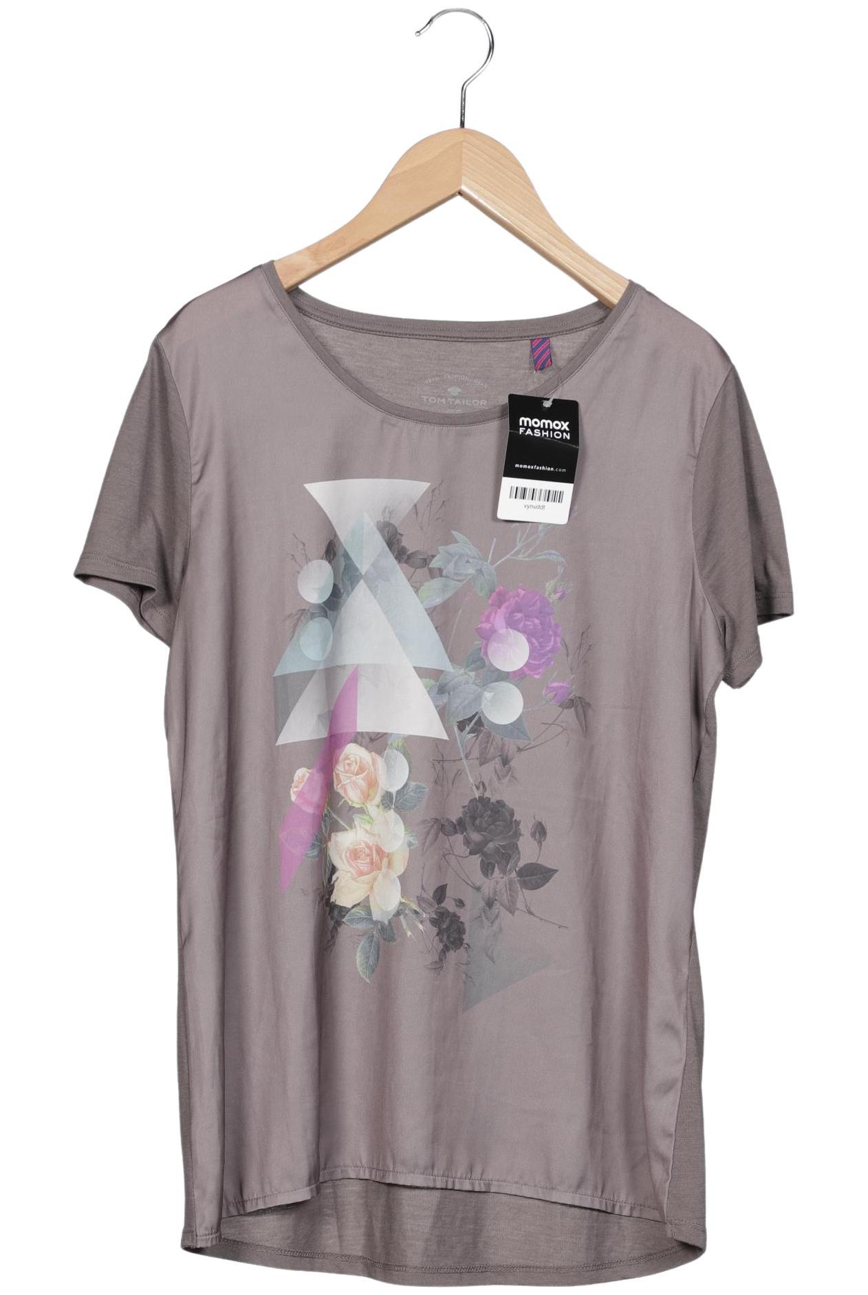 

Tom Tailor Damen T-Shirt, grau, Gr. 36