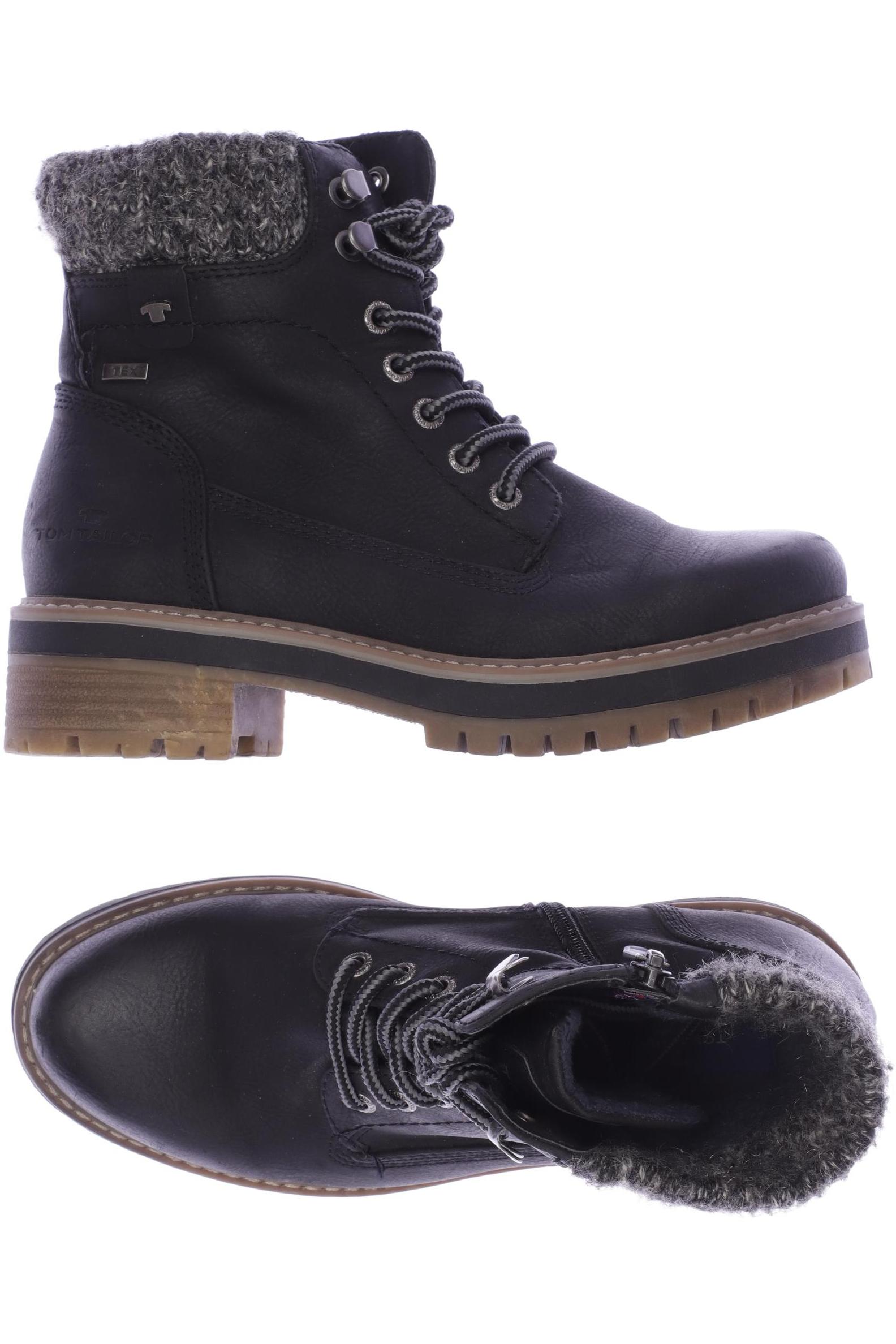 

Tom Tailor Damen Stiefelette, schwarz