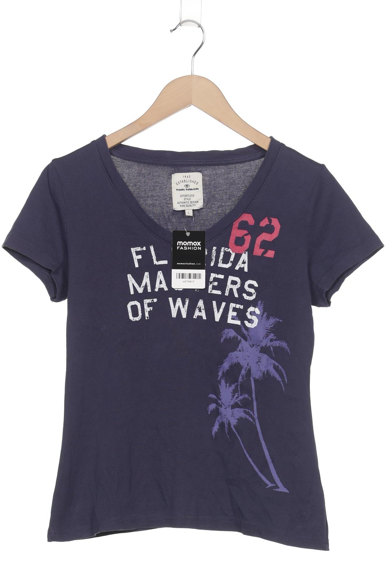 

Tom Tailor Damen T-Shirt, marineblau, Gr. 42