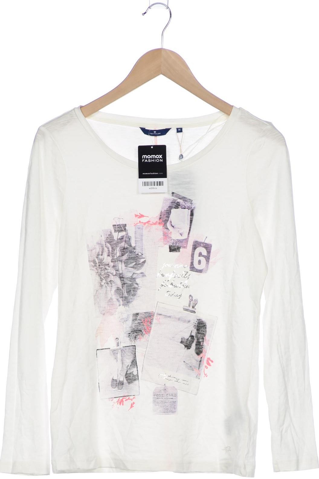 

Tom Tailor Damen Langarmshirt, cremeweiß, Gr. 38