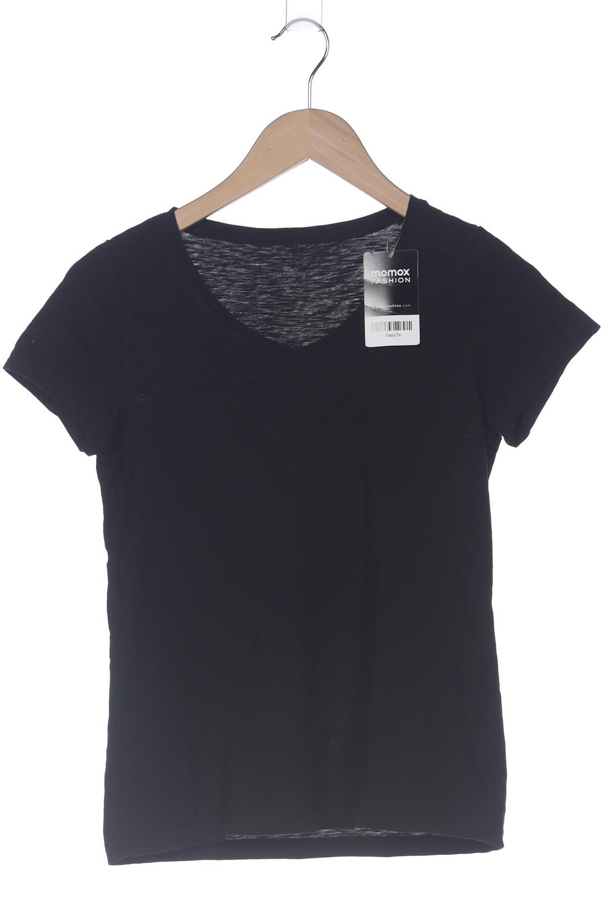 

Tom Tailor Damen T-Shirt, schwarz, Gr. 34