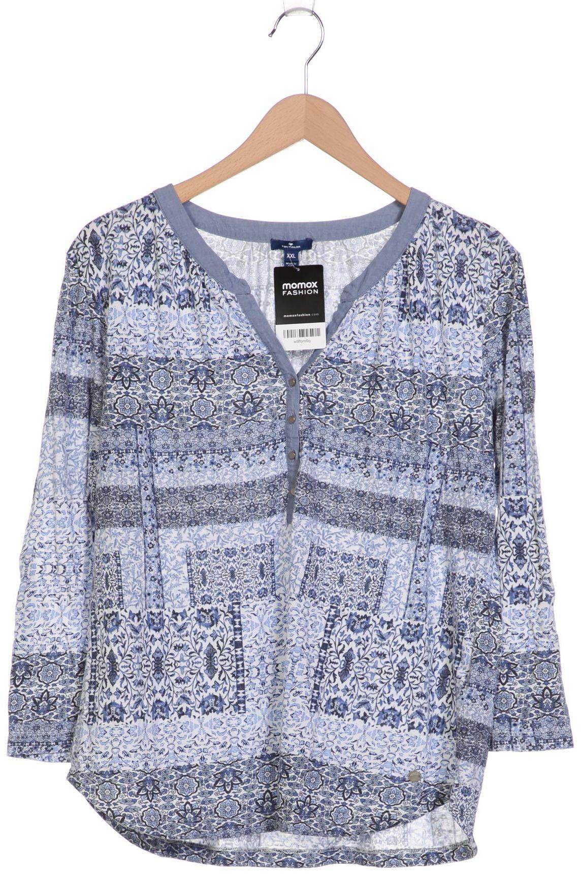

Tom Tailor Damen Langarmshirt, blau, Gr. 46